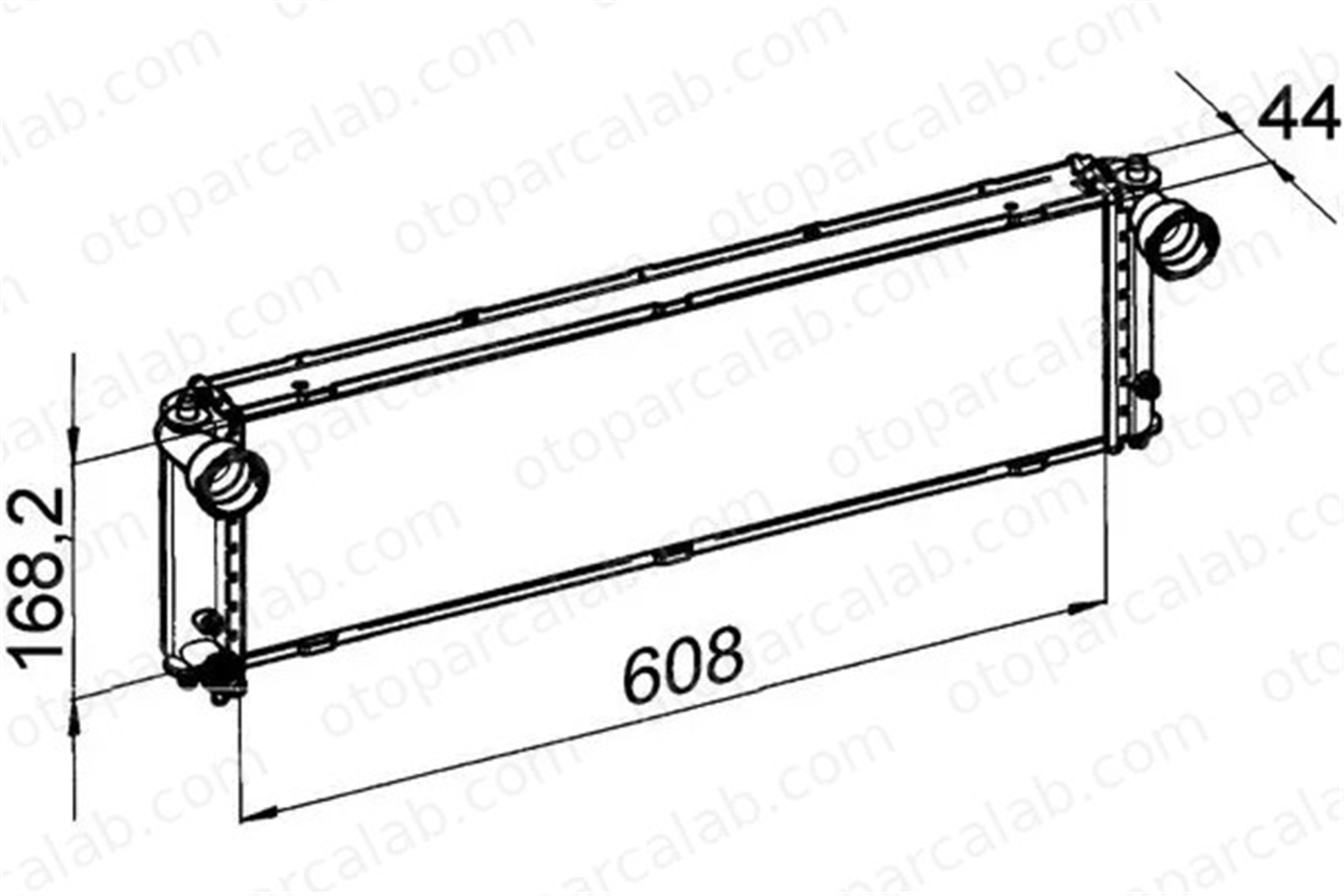 MAHLE CR 1394 000P Su Radyatörü PORSCHE 911 911 Cabrio 96610603775 99610603770