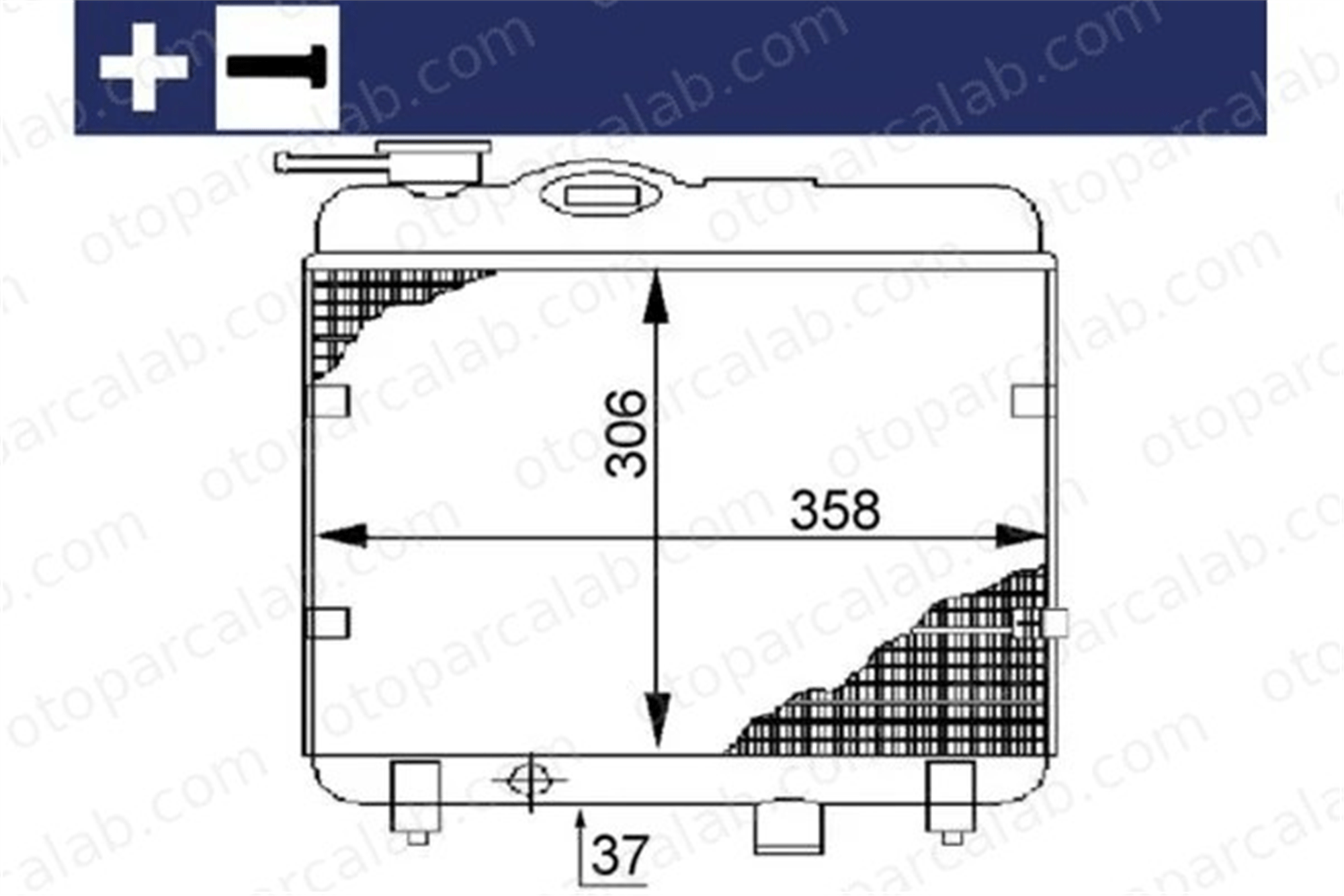 MAHLE CR 145 000S Su Radyatörü SEAT MARBELLA MARBELLA Kasa/eğik arka 21410 4459735