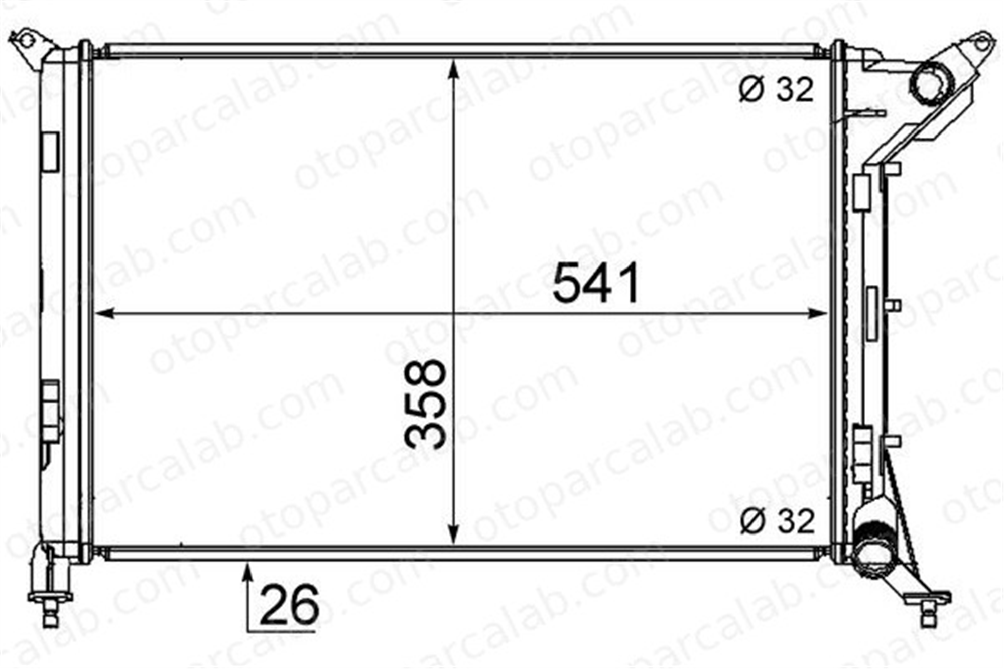 MAHLE CR 1470 000S Su Radyatörü MINI MINI MINI Cabrio 17107535902 1475552