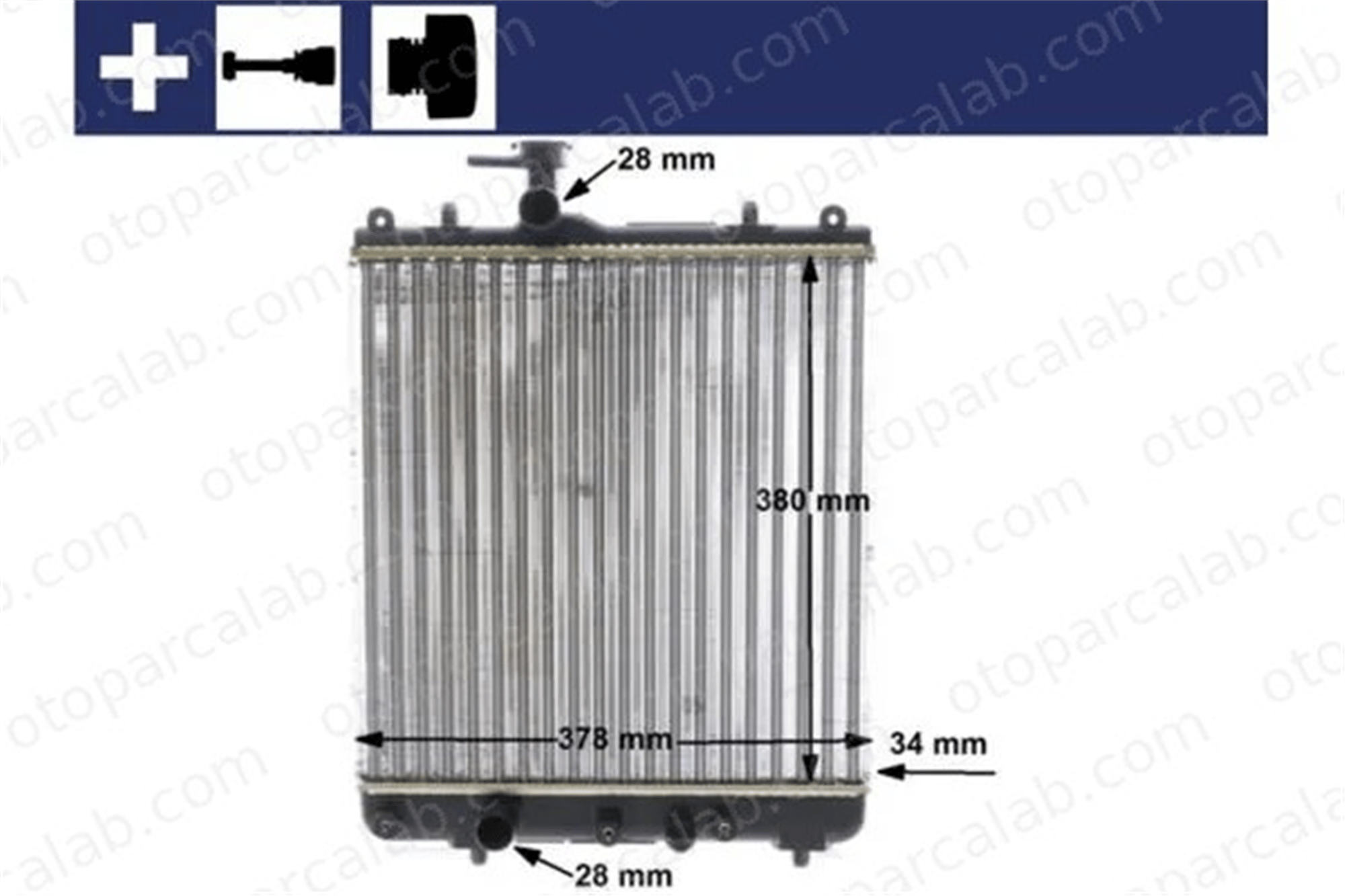 MAHLE CR 1514 000S Su Radyatörü SUZUKI IGNIS II WAGON R+ Hatchback 130030513267669 1770083E00