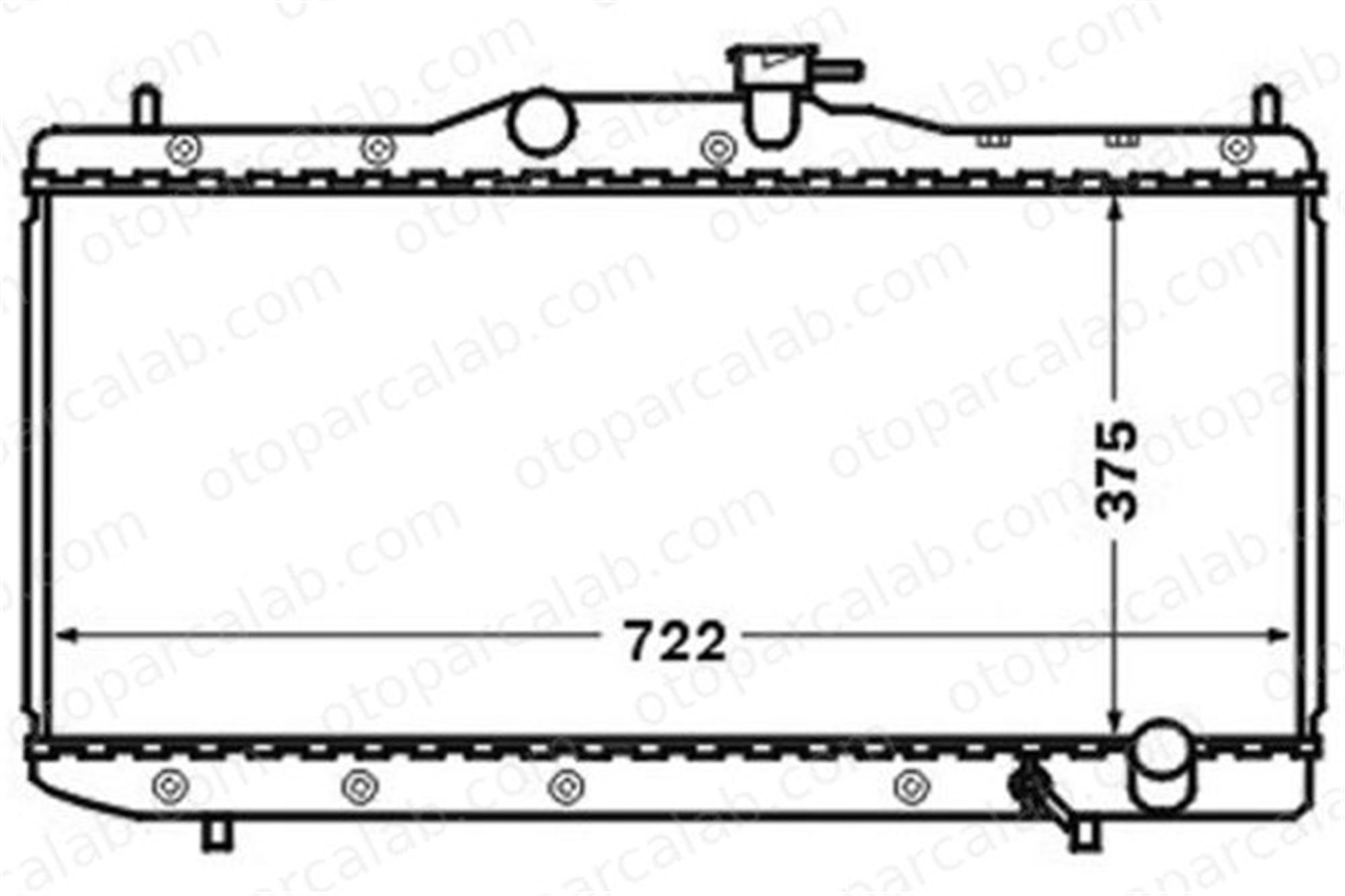 MAHLE CR 1518 000S Su Radyatörü TOYOTA AVENSIS Station wagon AVENSIS 253102Y510 164000B030