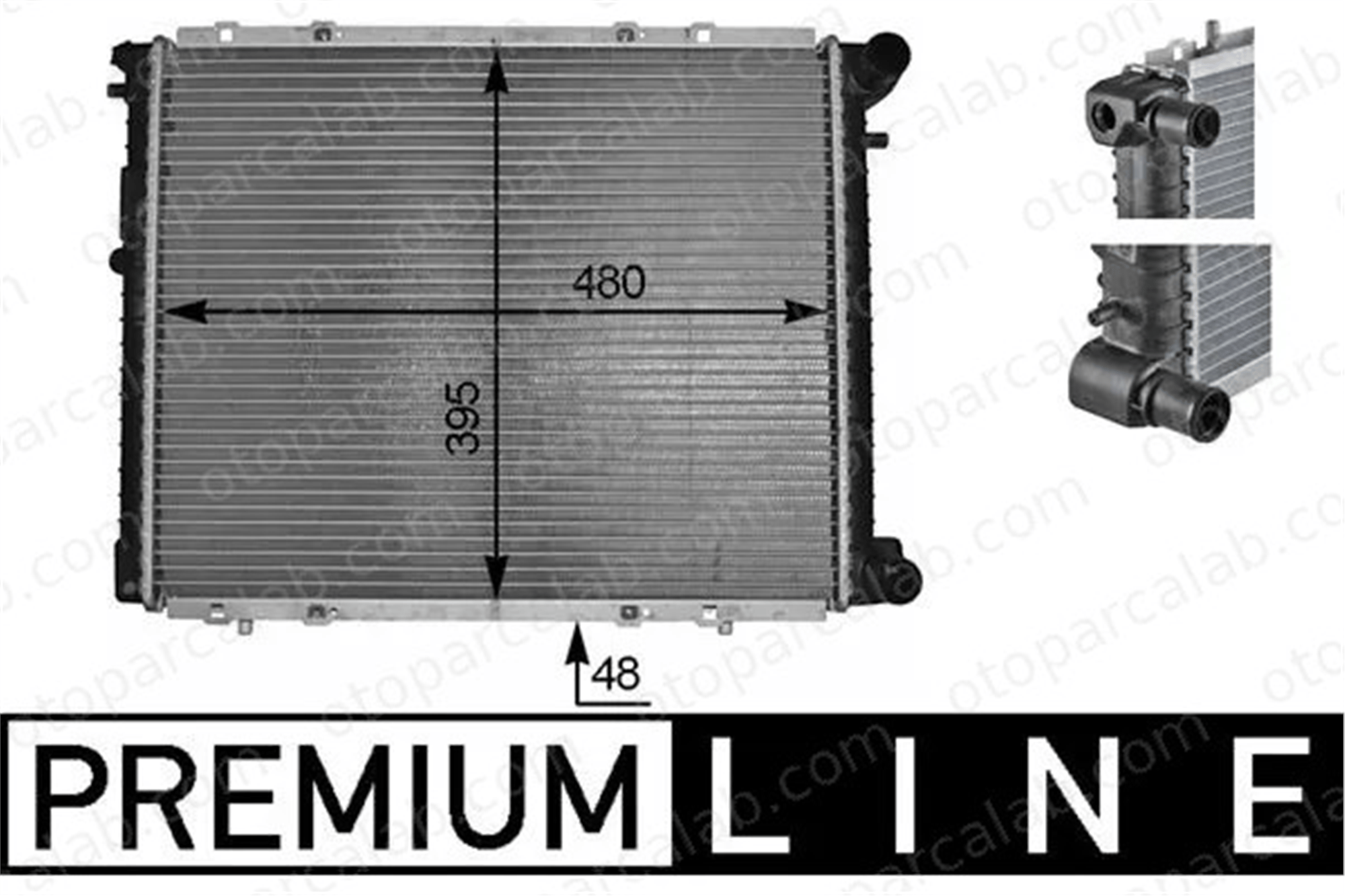 MAHLE CR 152 000P Su Radyatörü RENAULT TRAFIC Panelvan/Van 19 II Chamade 4H0121251B 7700745164