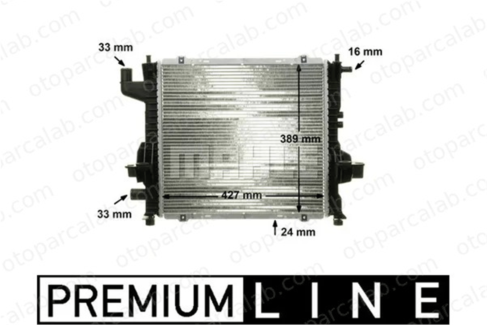 MAHLE CR 153 000P Su Radyatörü RENAULT TWINGO I TWINGO I Kasa/eğik arka 1K0121251K 7701042415