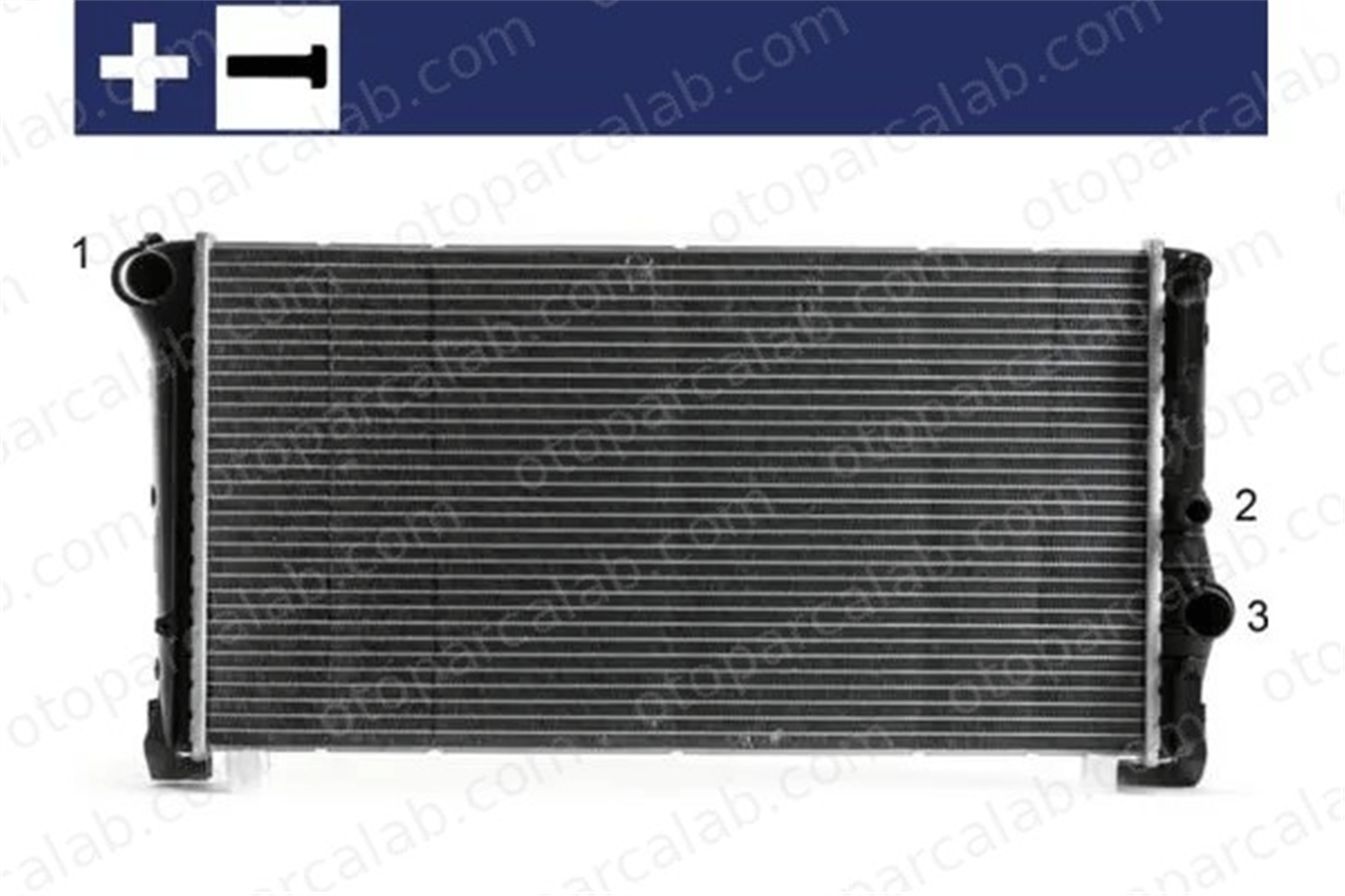 MAHLE CR 2009 000S Su Radyatörü LANCIA YPSILON FIAT IDEA 17118623368 46834067
