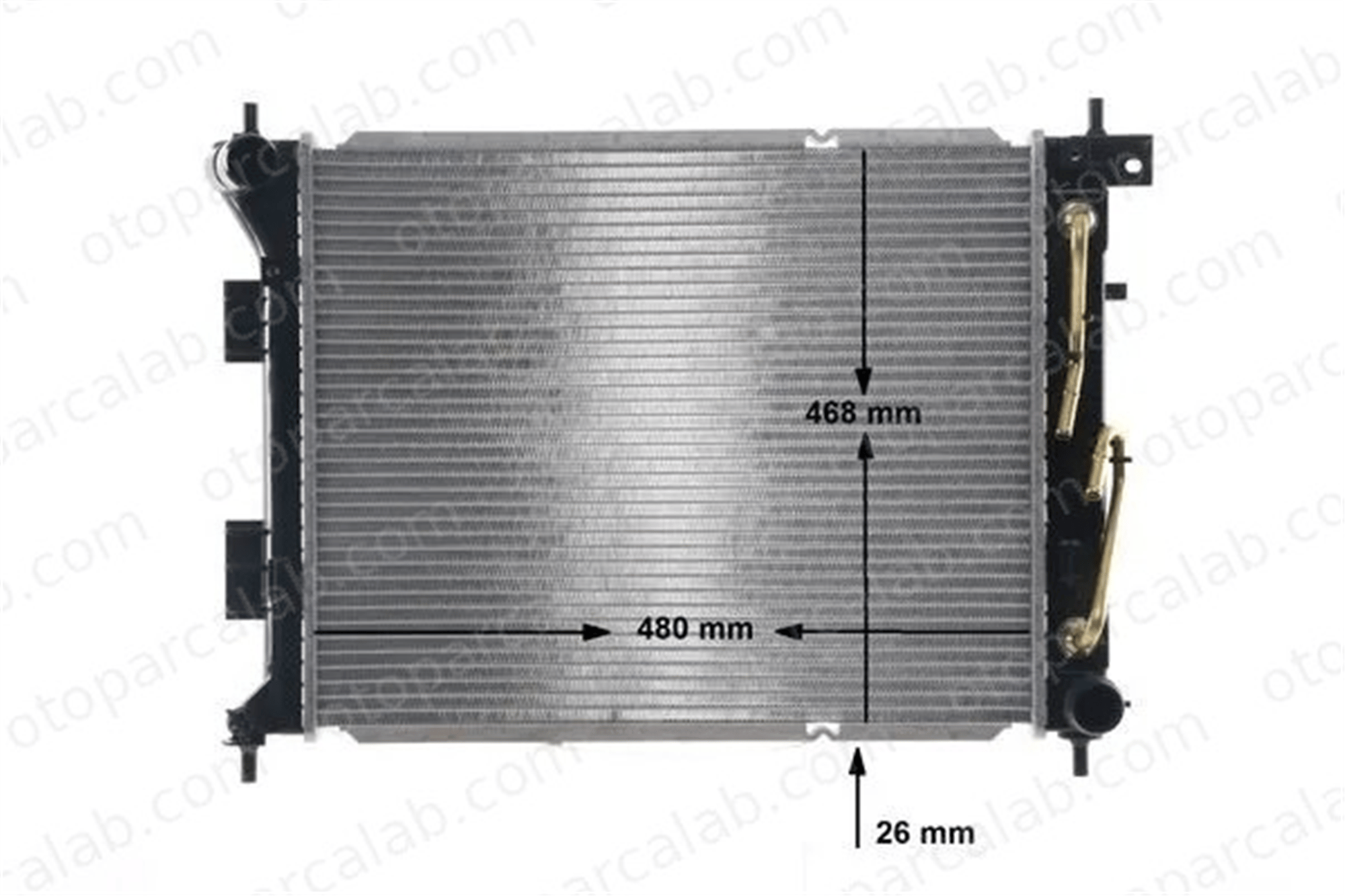 MAHLE CR 2104 000S Su Radyatörü HYUNDAI i20 II i20 II Coupe 25310C8000