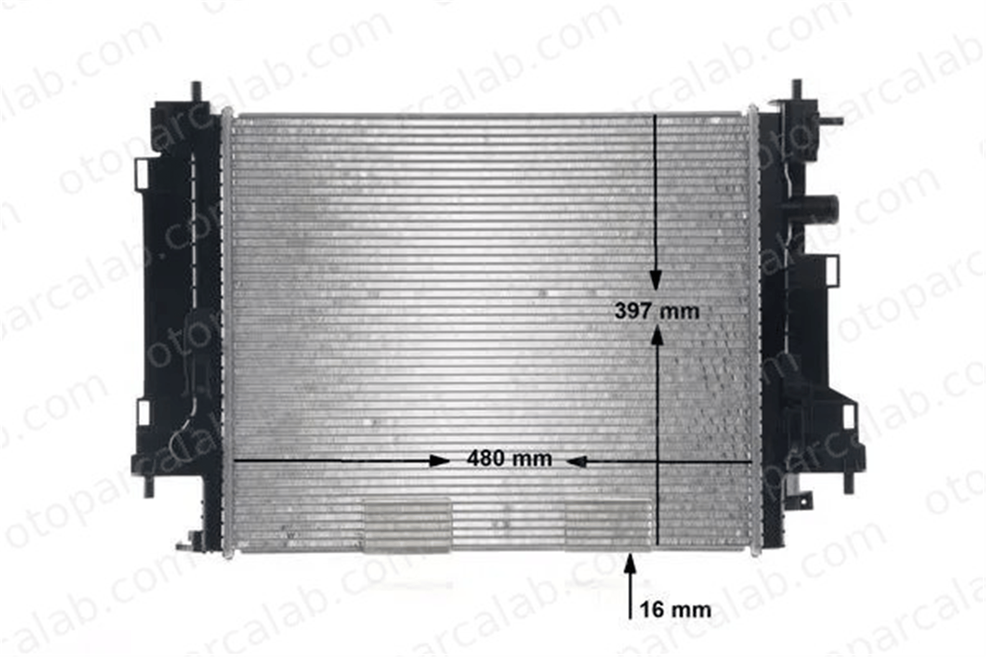 MAHLE CR 2242 000S Su Radyatörü SMART FORFOUR Hatchback FORTWO Coupe 1300275 214105514R