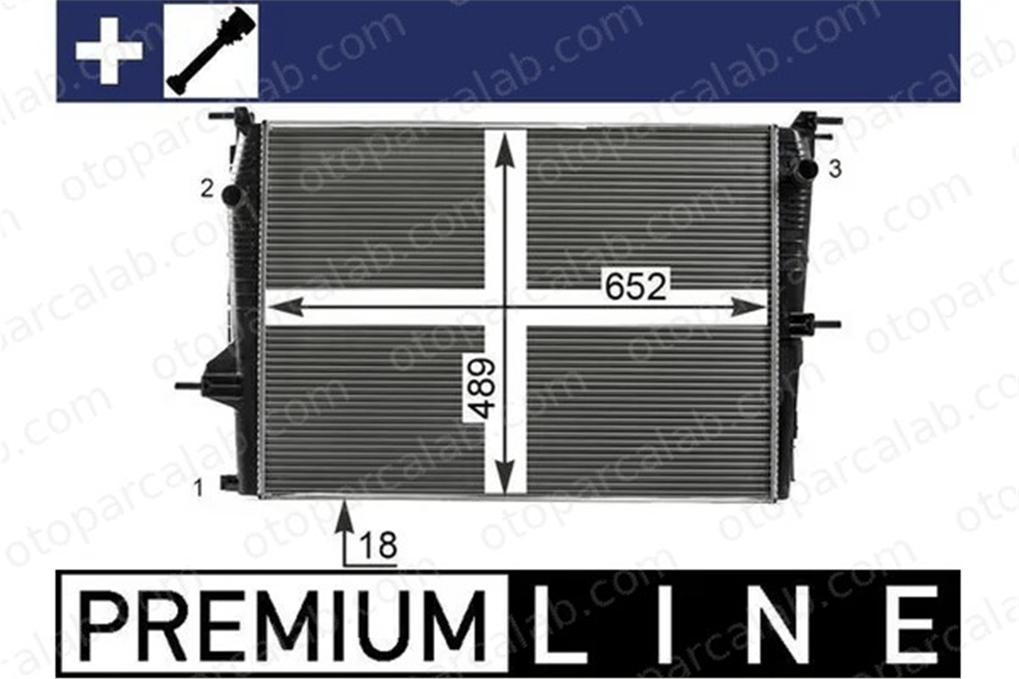 MAHLE CR 23 000P Su Radyatörü RENAULT MEGANE III Hatchback GRAND SCÉNIC III 214100014R 214100067R