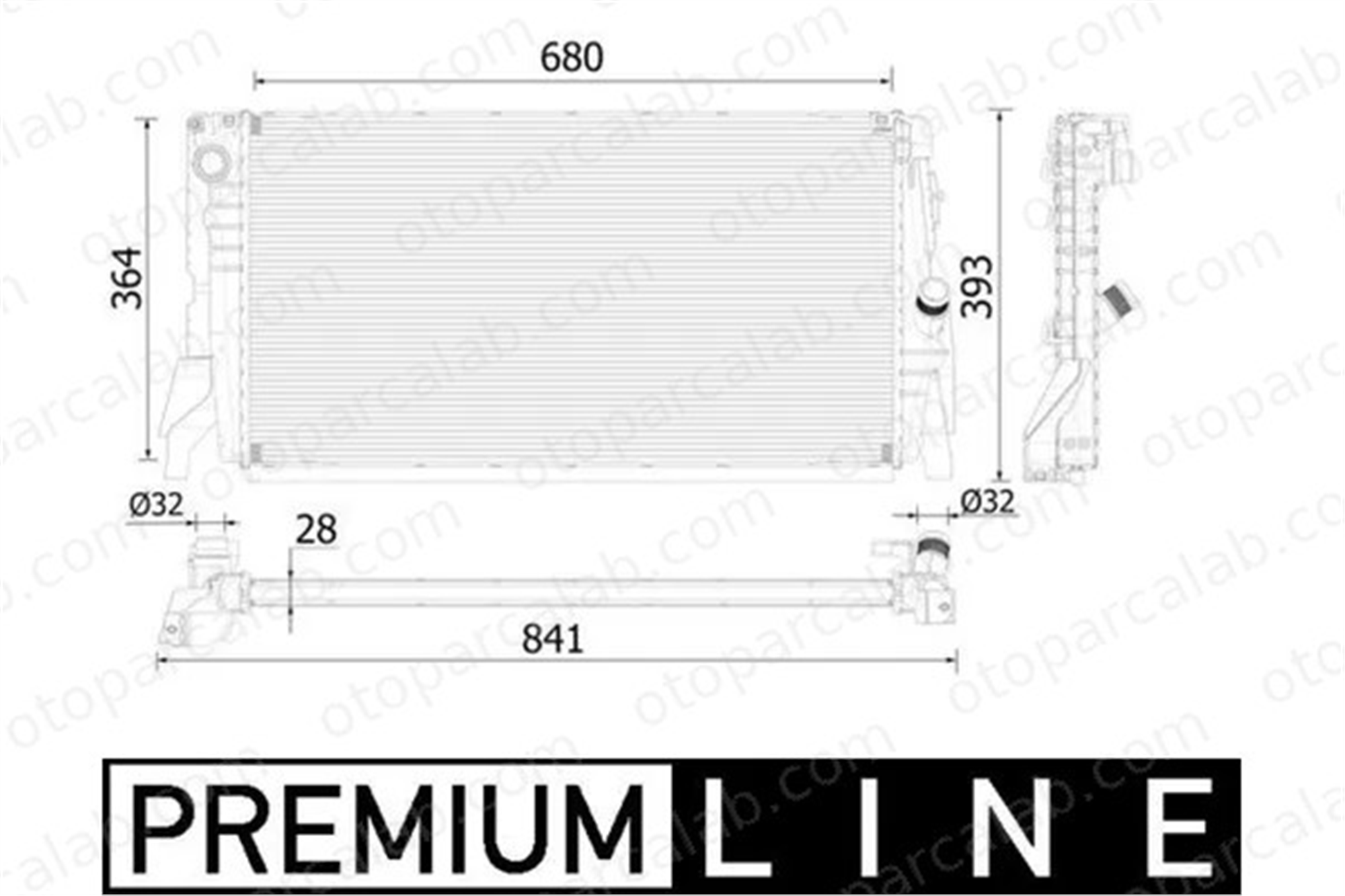 MAHLE CR 2314 000P Su Radyatörü MINI MINI BMW 2 Active Tourer 17117617639 7617639