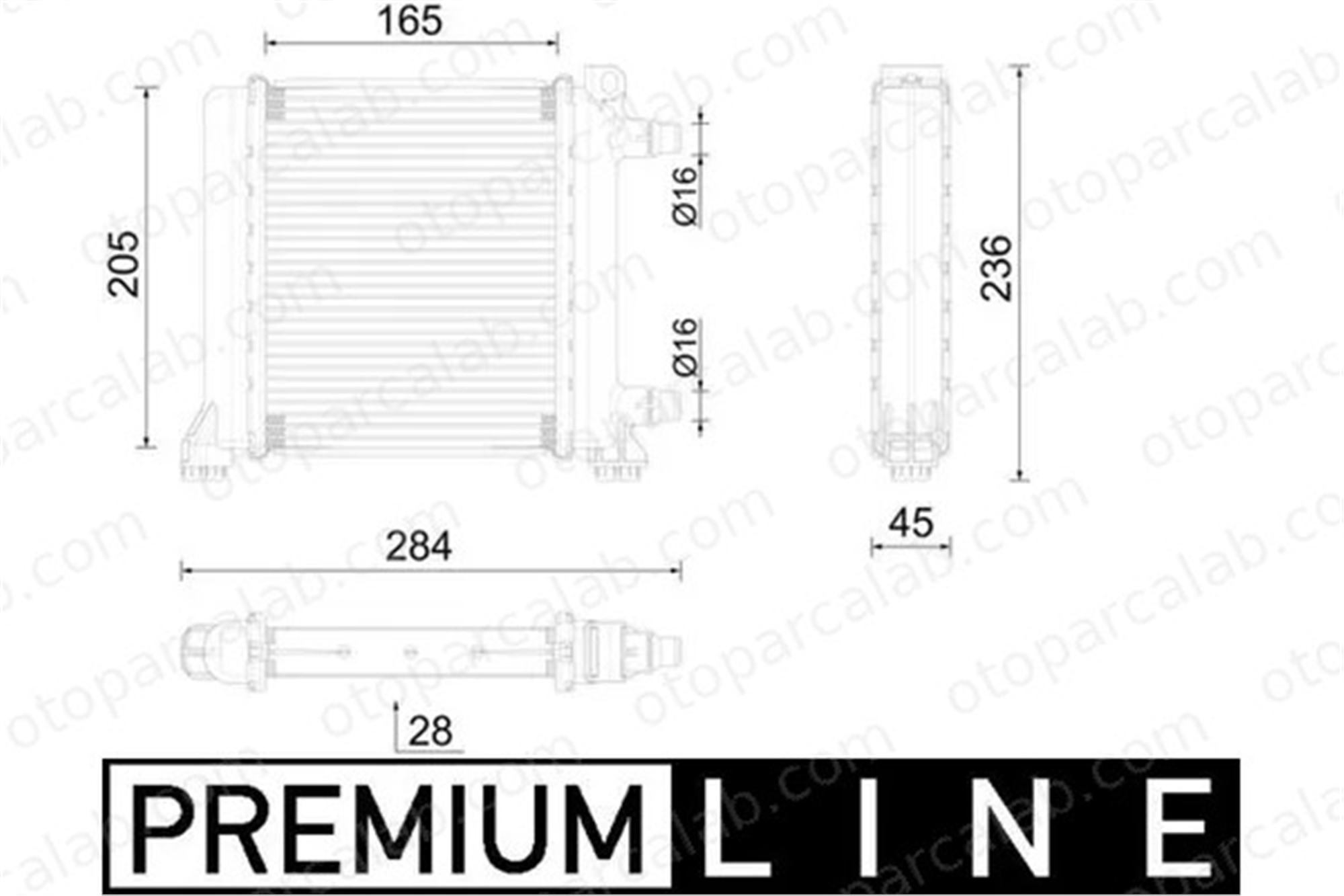 MAHLE CR 2596 000P Su Radyatörü MINI MINI MINI CLUBMAN CR2596000P 17117643780