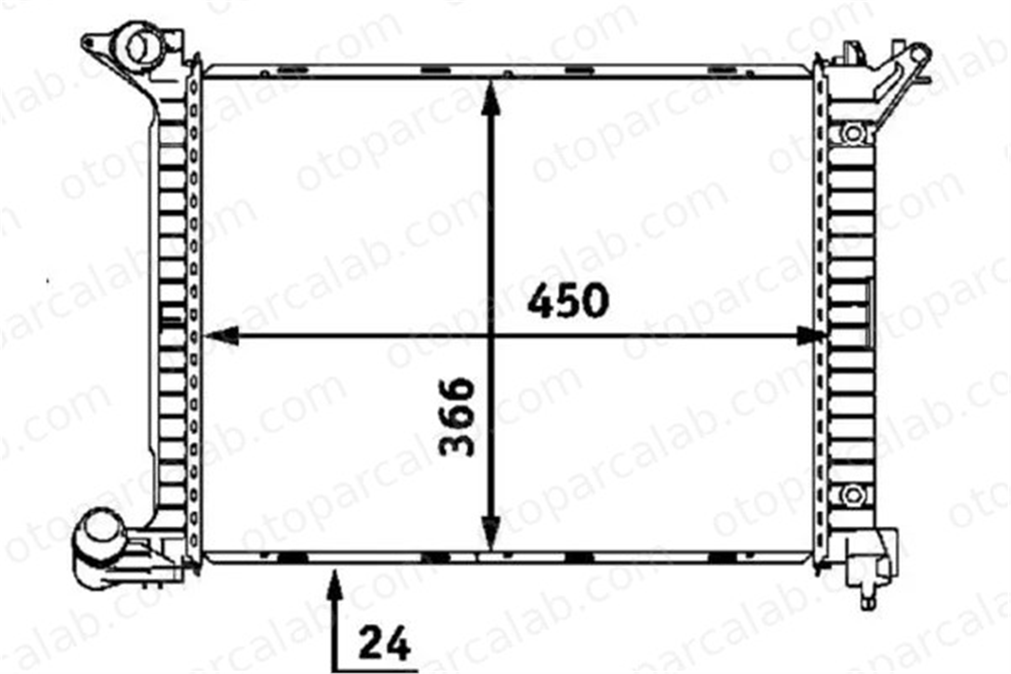 MAHLE CR 532 000P Su Radyatörü MINI MINI 17113400013 17113403551