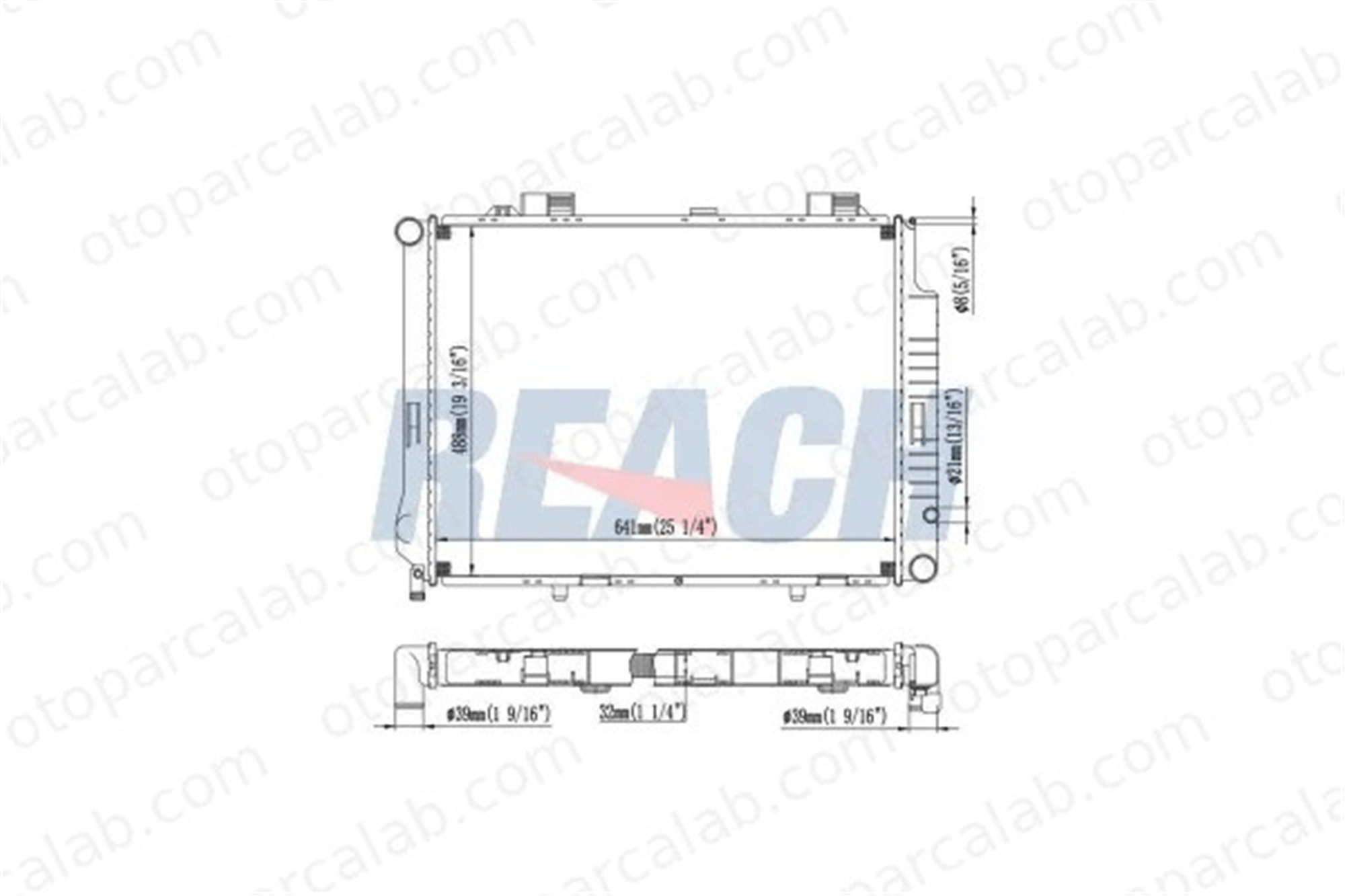 MAHLE CR 532 000S Su Radyatörü MERCEDES-BENZ E-SERISI E-SERISI T-Model 2105000803 2105002703