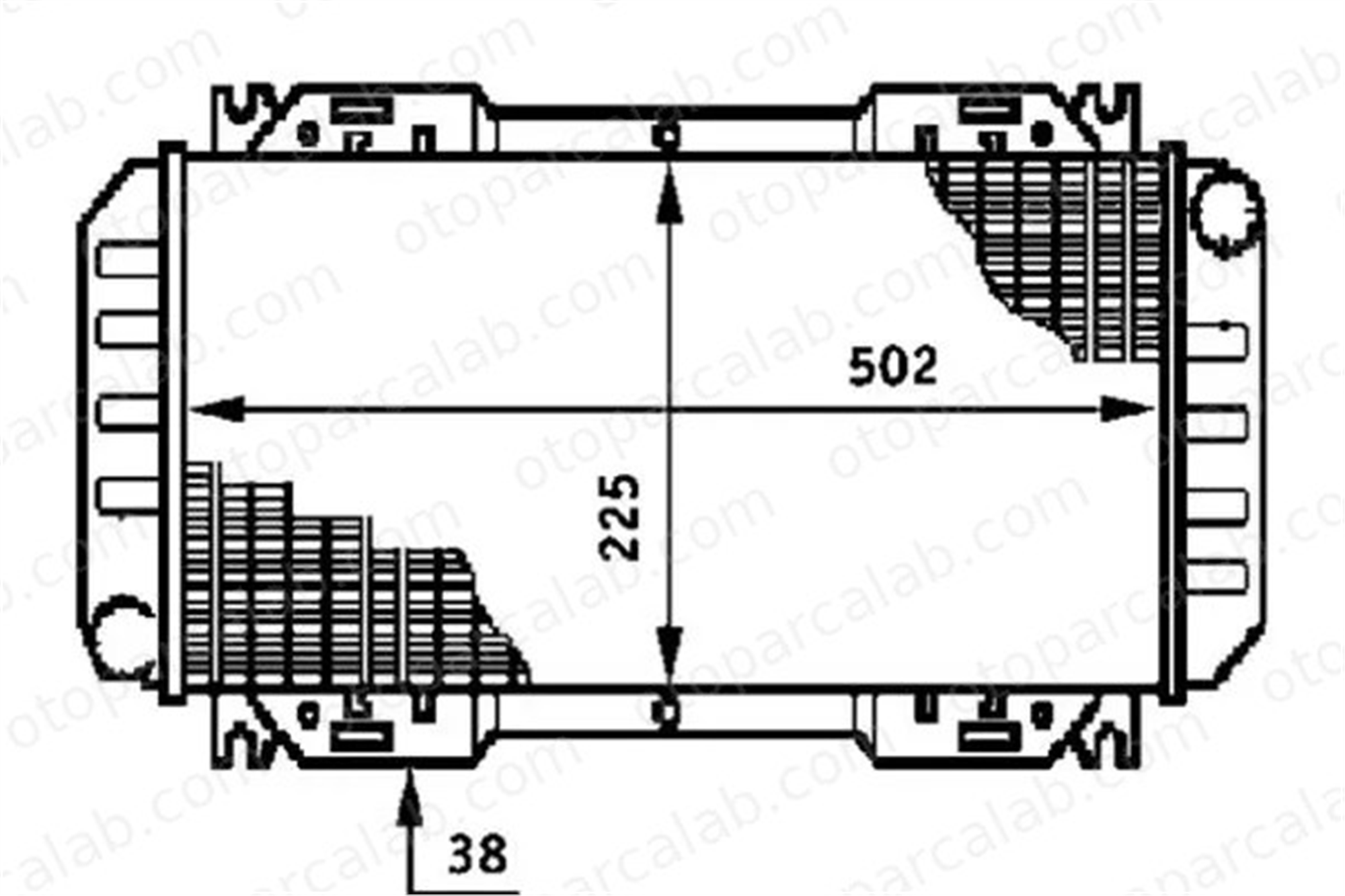 MAHLE CR 619 000S Su Radyatörü FORD FIESTA II FIESTA I 5Q0121251GN 1619143