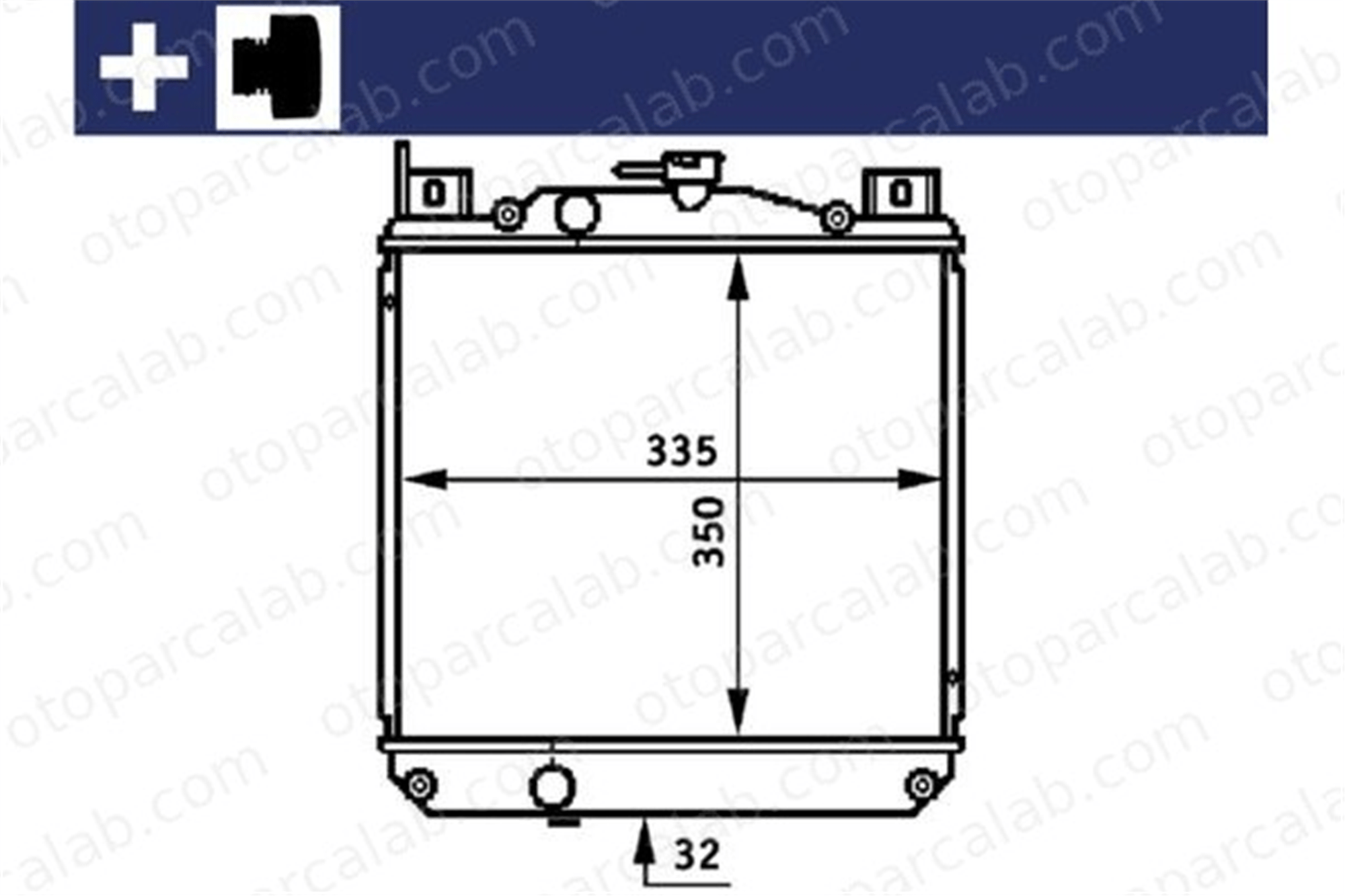 MAHLE CR 655 000S Su Radyatörü SUZUKI SWIFT II Hatchback SWIFT Cabrio A4475010101 1770080E00