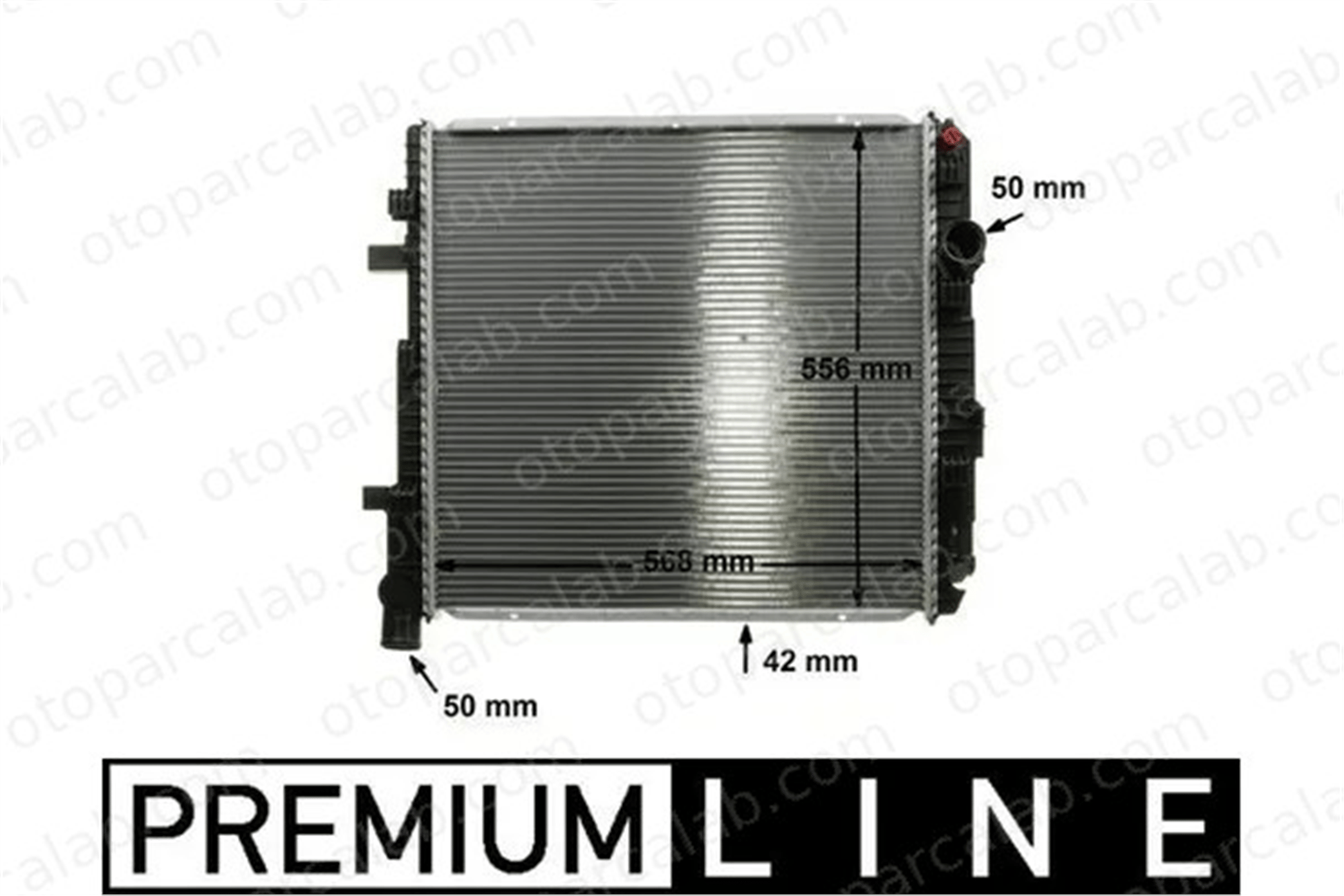 MAHLE CR 662 000P Su Radyatörü MERCEDES-BENZ VARIO Platform şasi VARIO Damperli araç A6685000102 6685000102