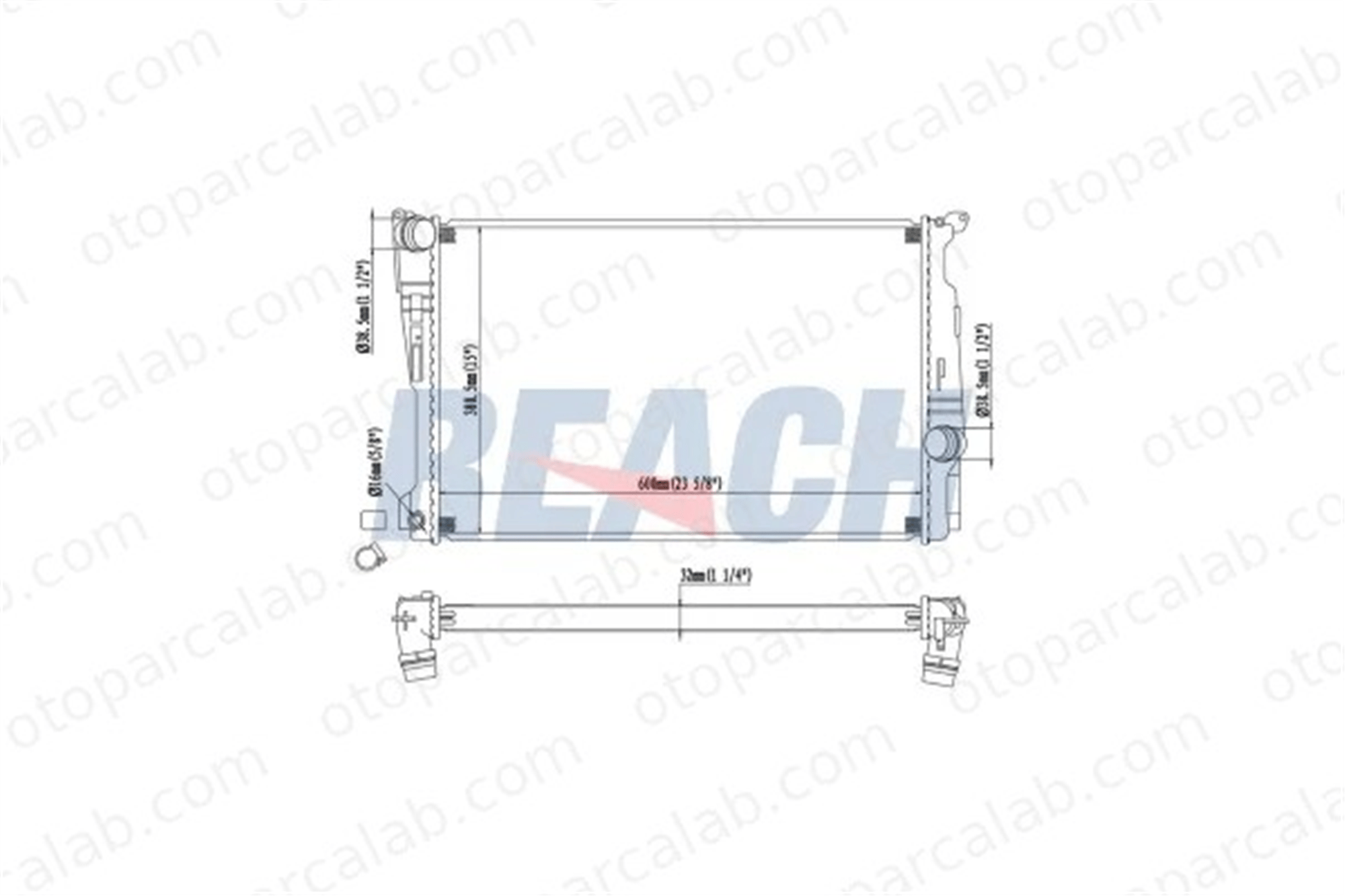 MAHLE CR 678 000P Su Radyatörü BMW X3 X4 17117632080 17117593843