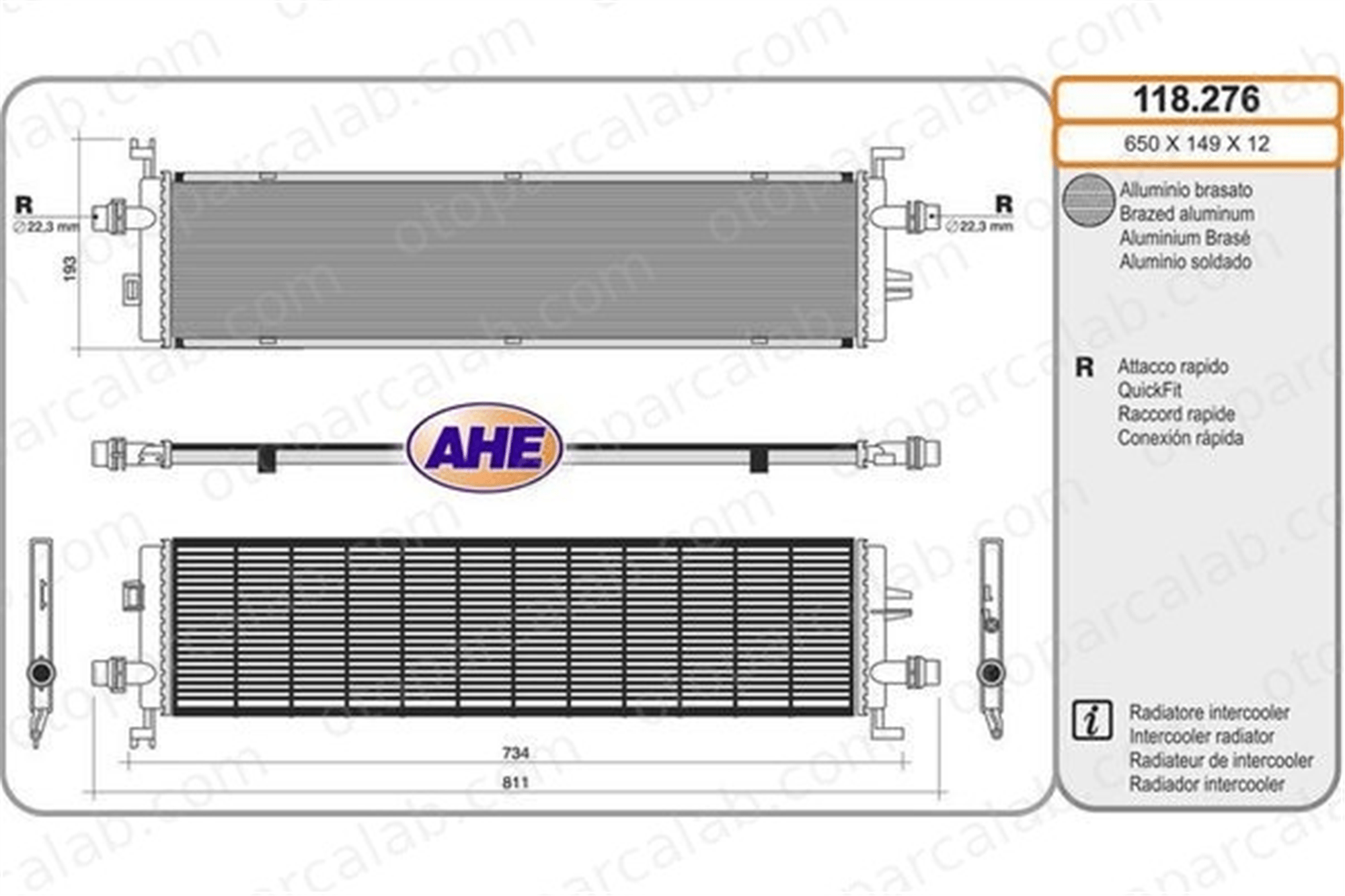MAHLE CR 752 000S Su Radyatörü MERCEDES-BENZ V-SERISI VITO Mixto A0995003801 995003801
