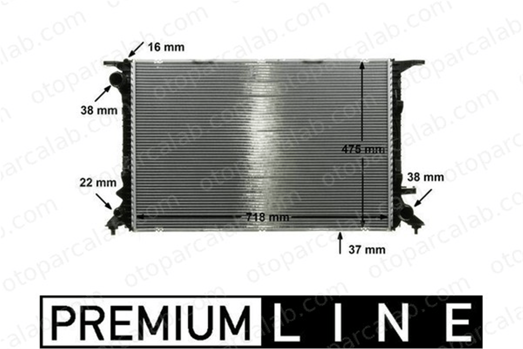 MAHLE CR 911 000P Su Radyatörü AUDI A7 Sportback A6 C7 9678711180 4G0121251B