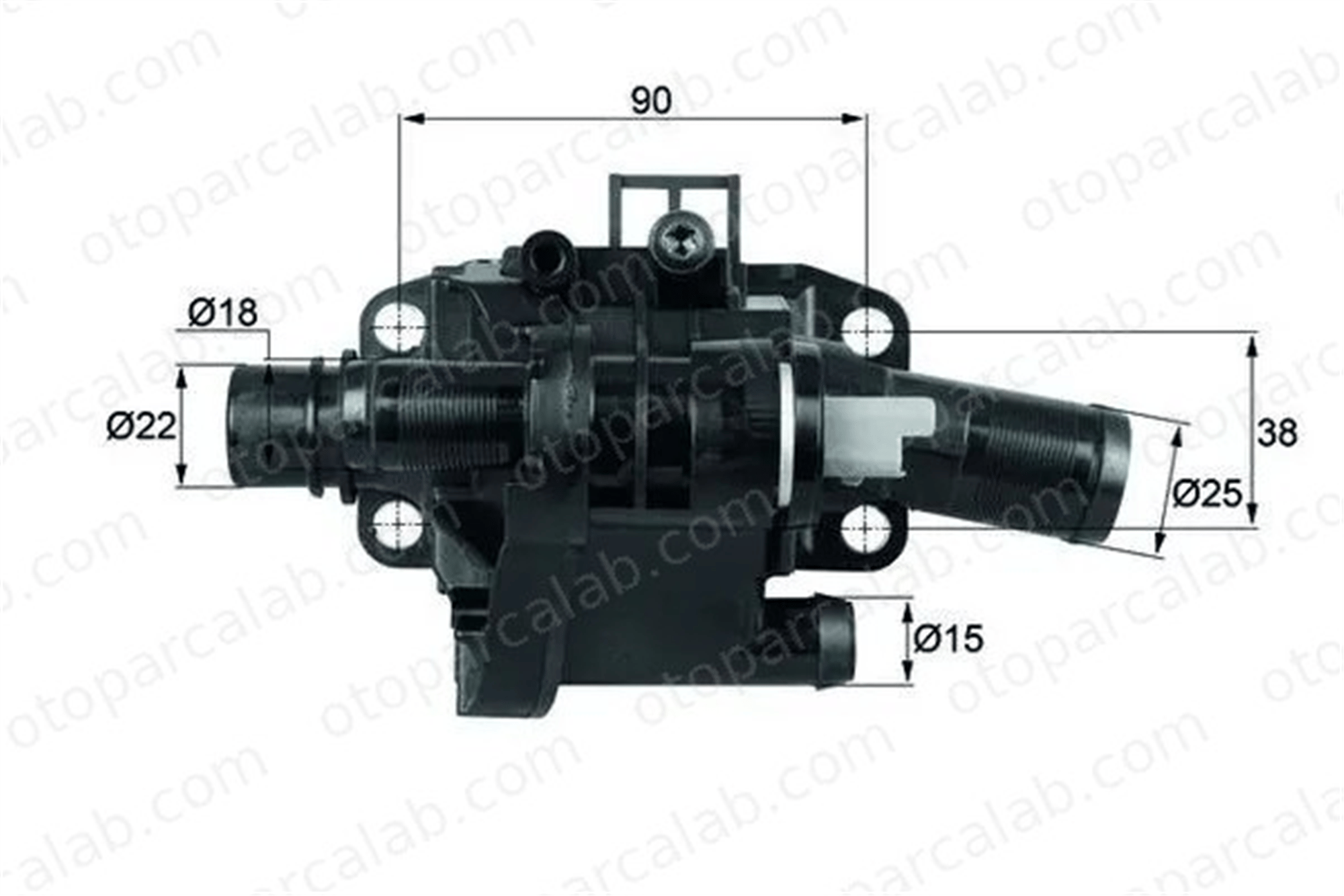 MAHLE TH 41 83 Termostat Gövdesi CITROËN BERLINGO / BERLINGO FIRST Kasa/büyük limuzin BERLINGO / BERLINGO FIRST MPV 1336X2 9647767180