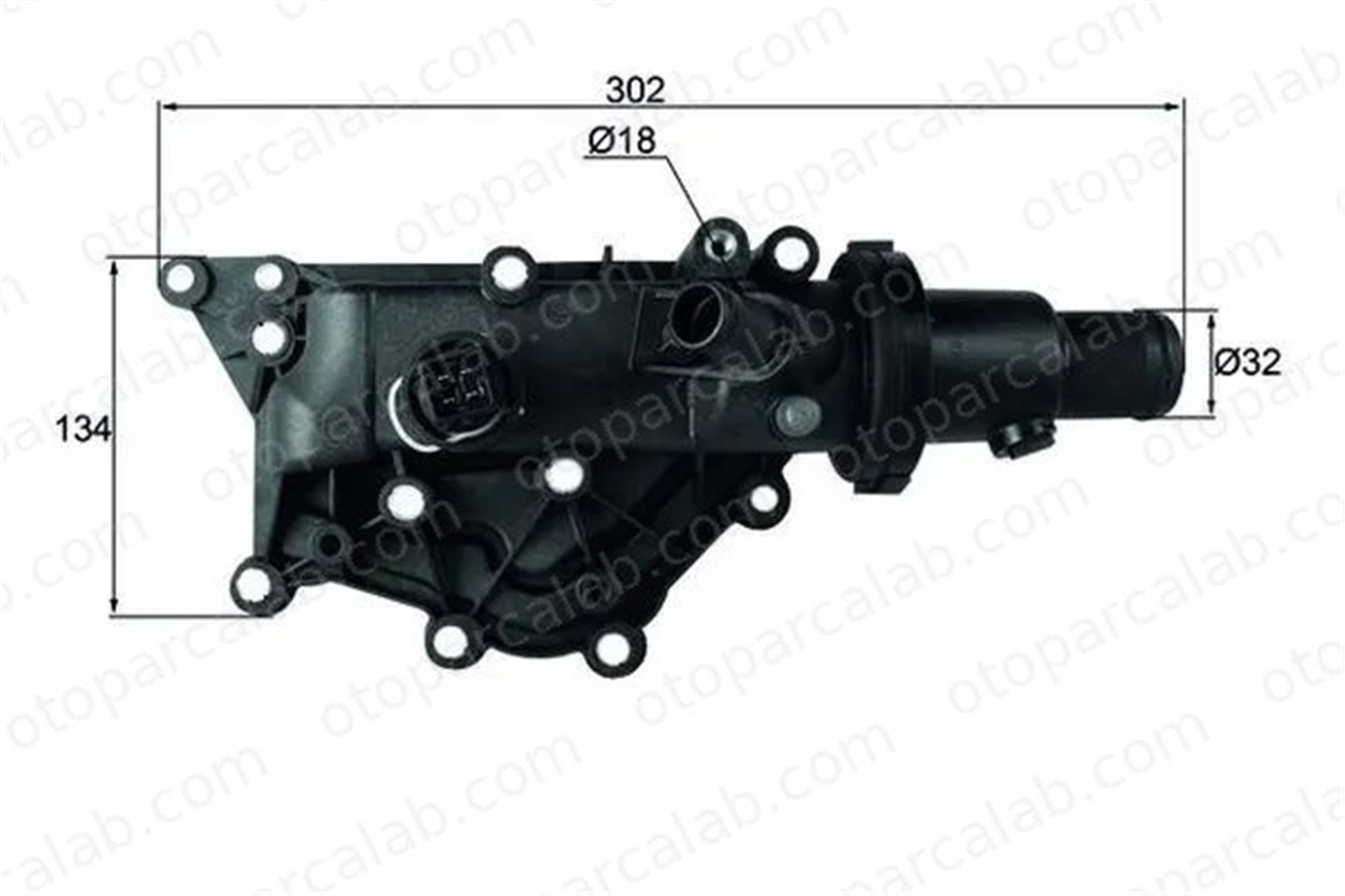 MAHLE TH 60 89 Termostat RENAULT MEGANE III Hatchback CLIO III Grandtour 8200158269 8200561434