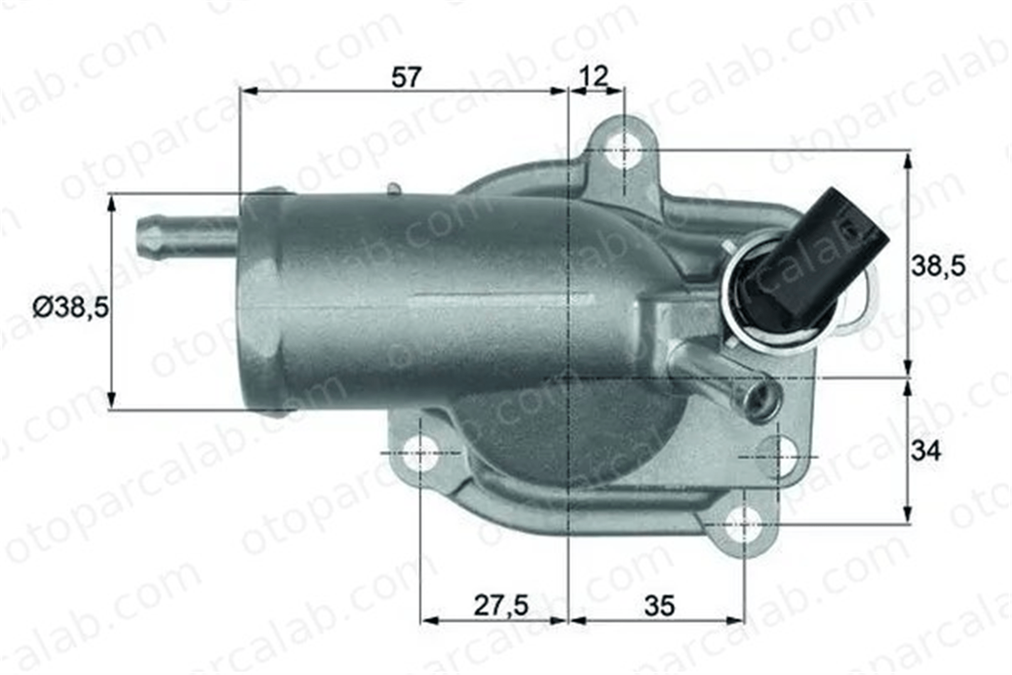 MAHLE TH 9 87 Termostat MERCEDES-BENZ C-SERISI C-SERISI T-Model 6112030075 6112030275