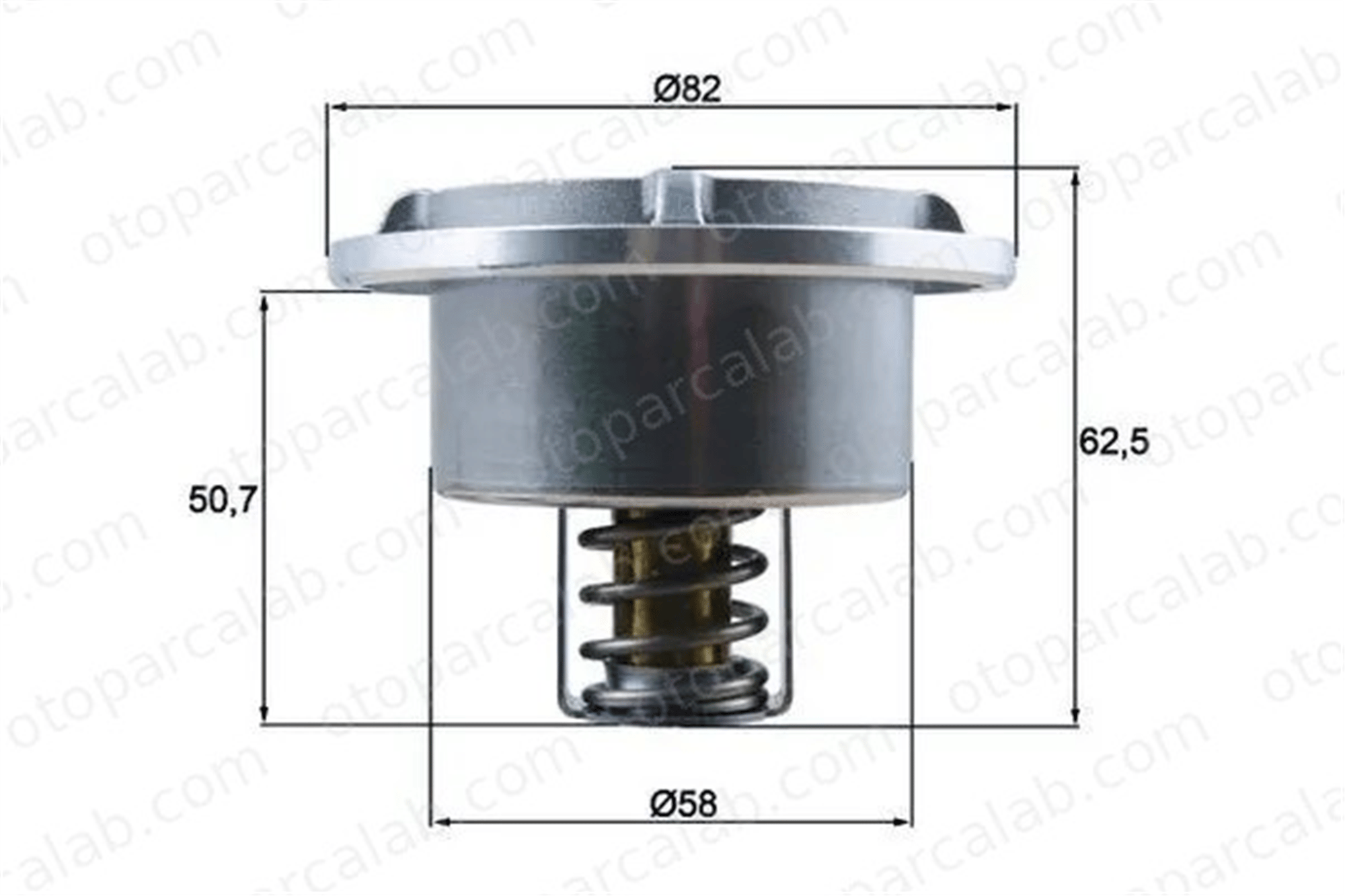 MAHLE THD 6 86 Termostat 86 °C VOLVO FL6 FL10 4911831 04911831