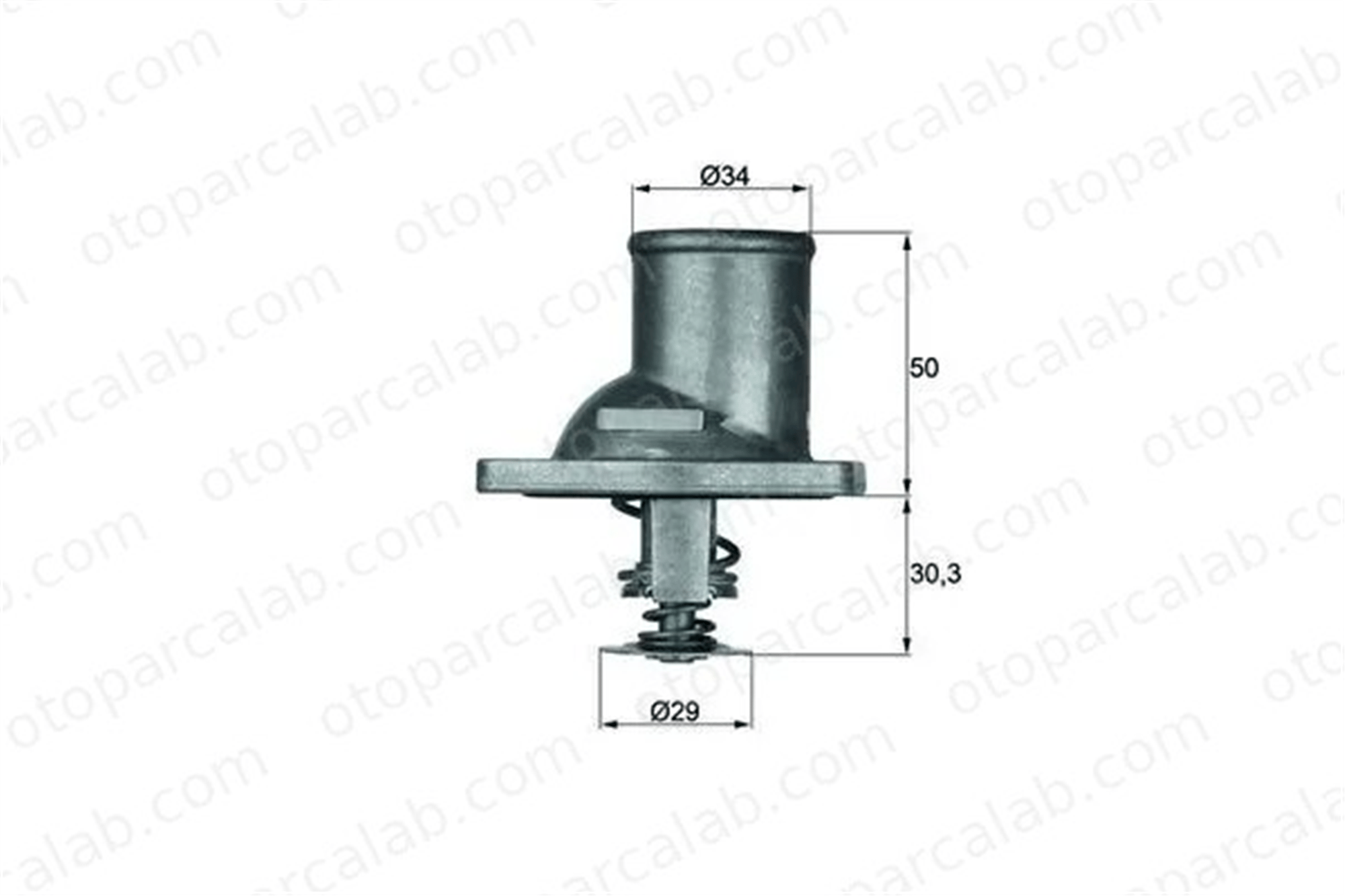 MAHLE TI 1 92 Termostat OPEL OMEGA A Station wagon OMEGA A 1338043 1338049