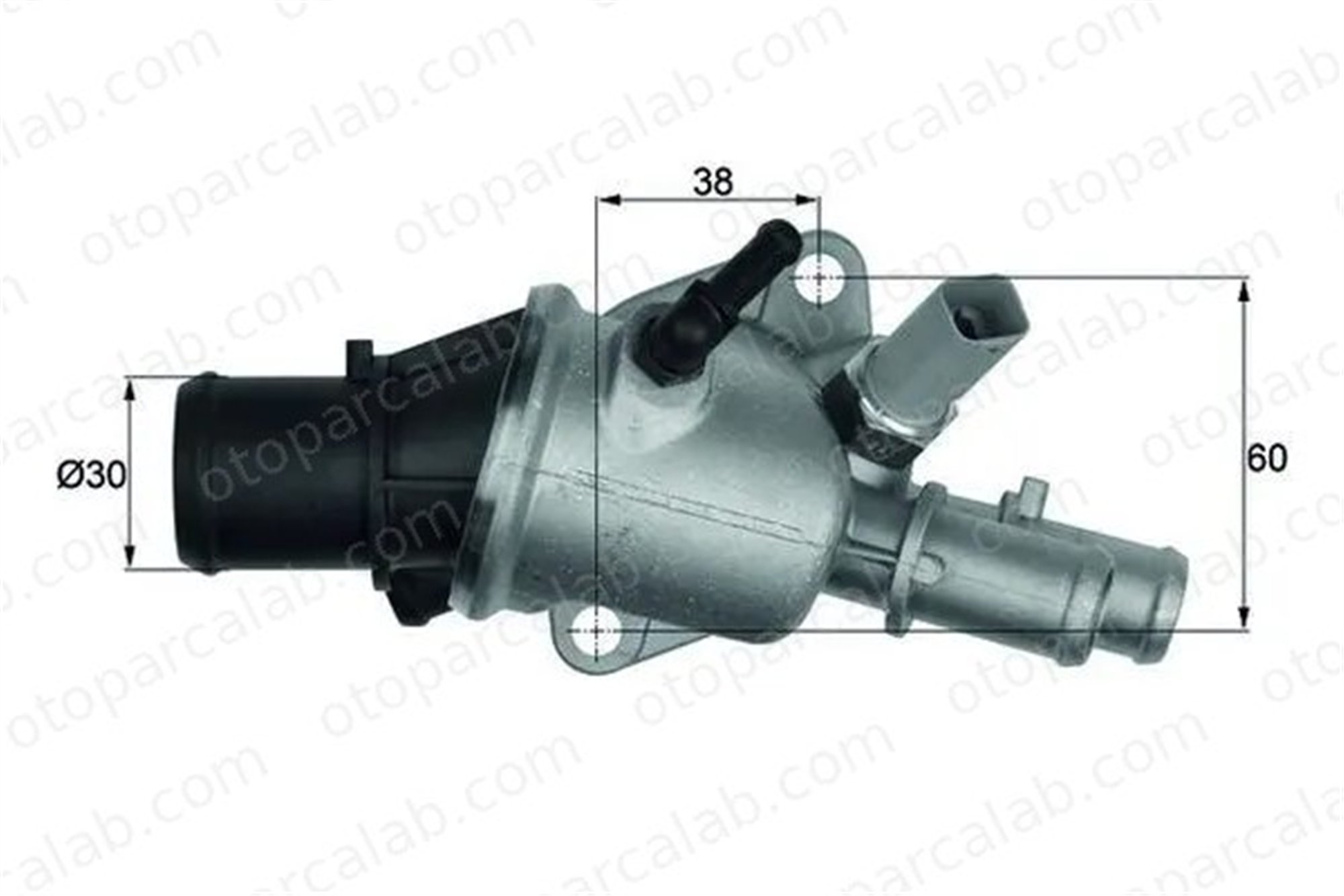 MAHLE TI 156 88 Termostat Gövdesi LANCIA LYBRA LYBRA SW 60815681 46546375
