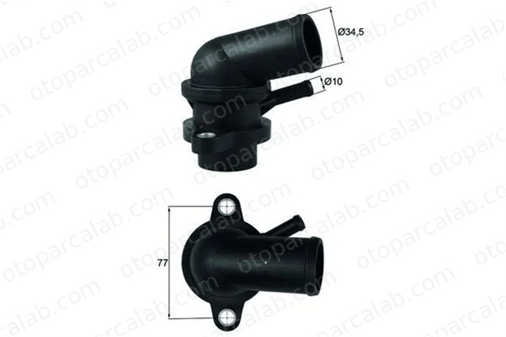 MAHLE TI 239 87D Termostat 14 °C CHEVROLET AVEO / KALOS Hatchback AVEO / KALOS Sedan 96282726 96407677