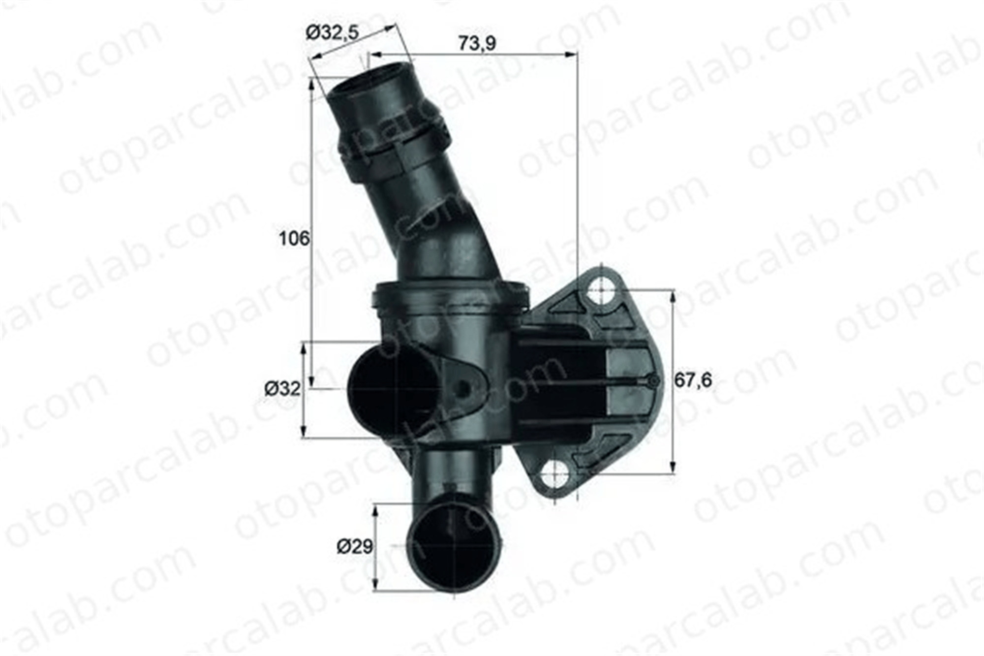 MAHLE TI 6 80 Termostat AUDI TT Roadster VW GOLF VI 6F121111H 06F121111H