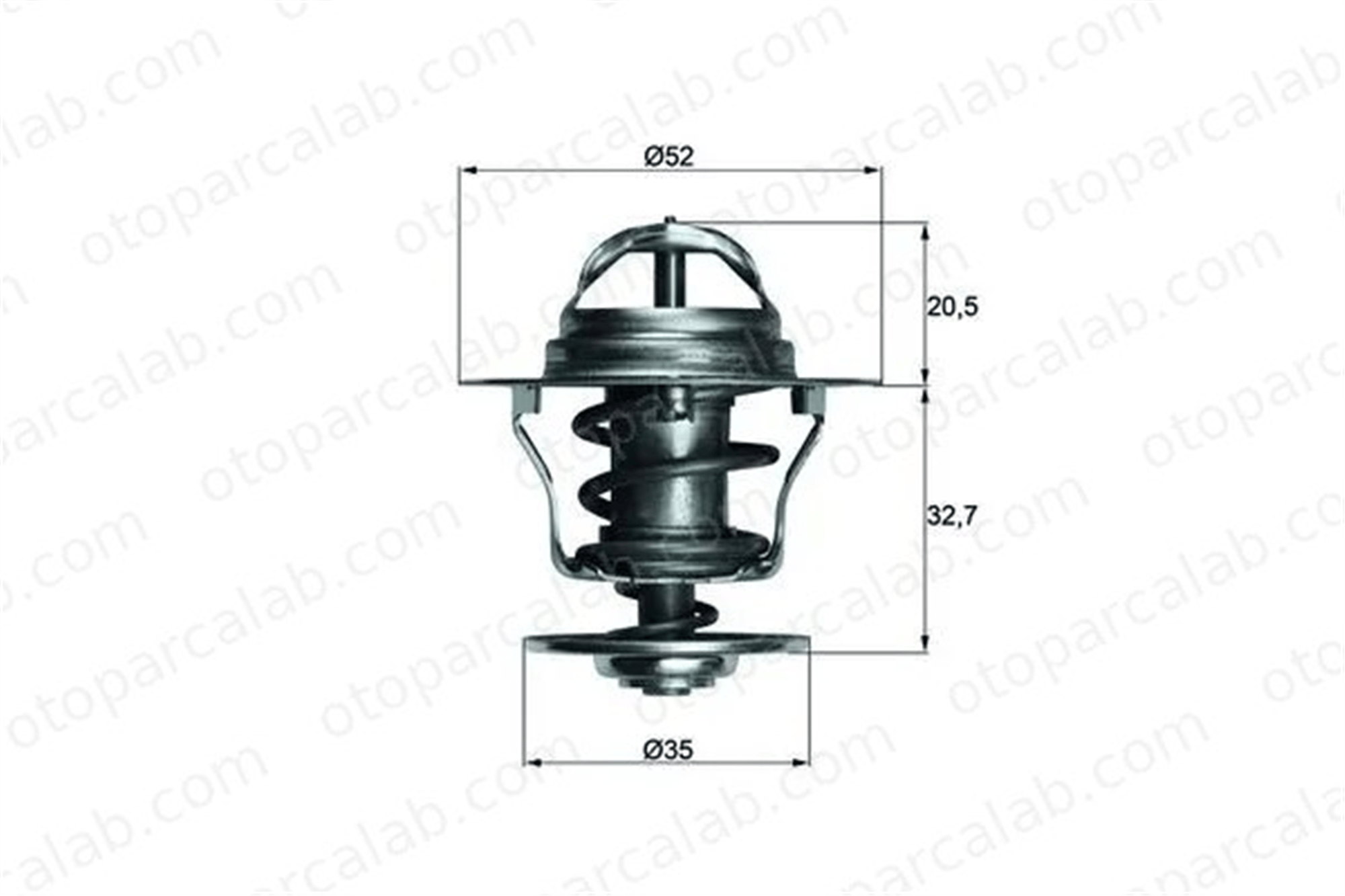 MAHLE TX 12 88D Termostat FORD TRANSIT Minibüs/Otobüs MONDEO I 1001993 1086282