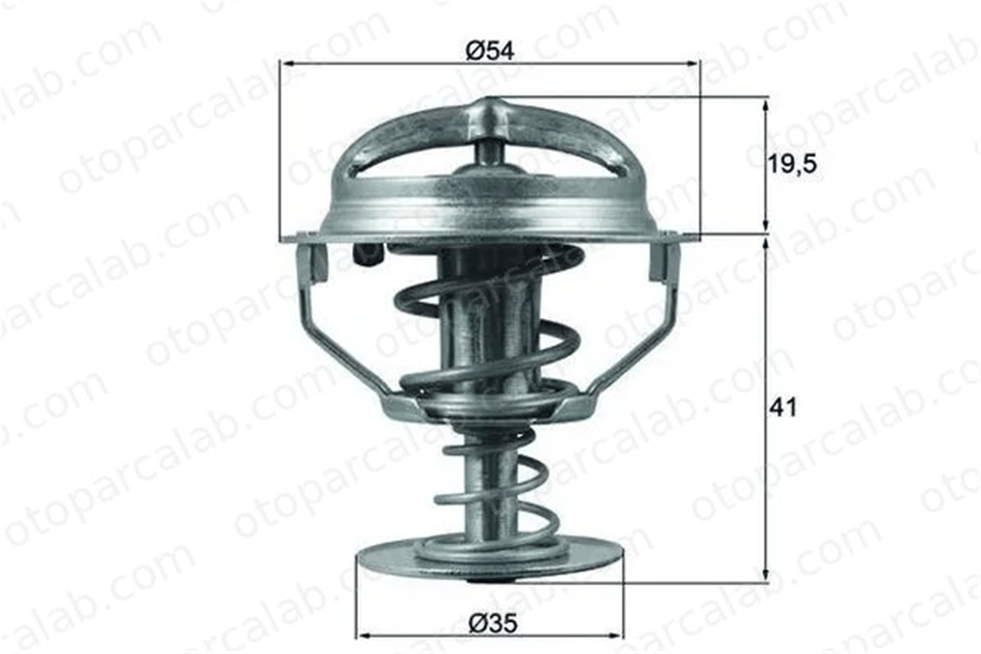 MAHLE TX 164 82D Termostat 82 °C FORD KA FIESTA V XS6E8575AE 1089796