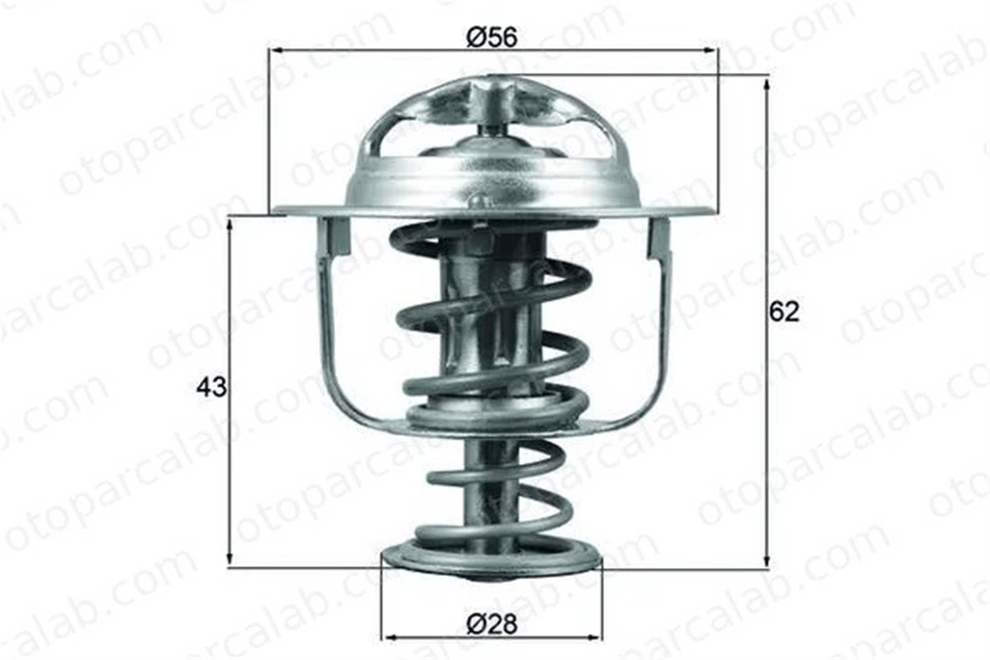 MAHLE TX 197 71D Termostat RENAULT TRUCKS MASCOTT Platform şasi MASCOTT Panelvan/Van TX19771D 93180077
