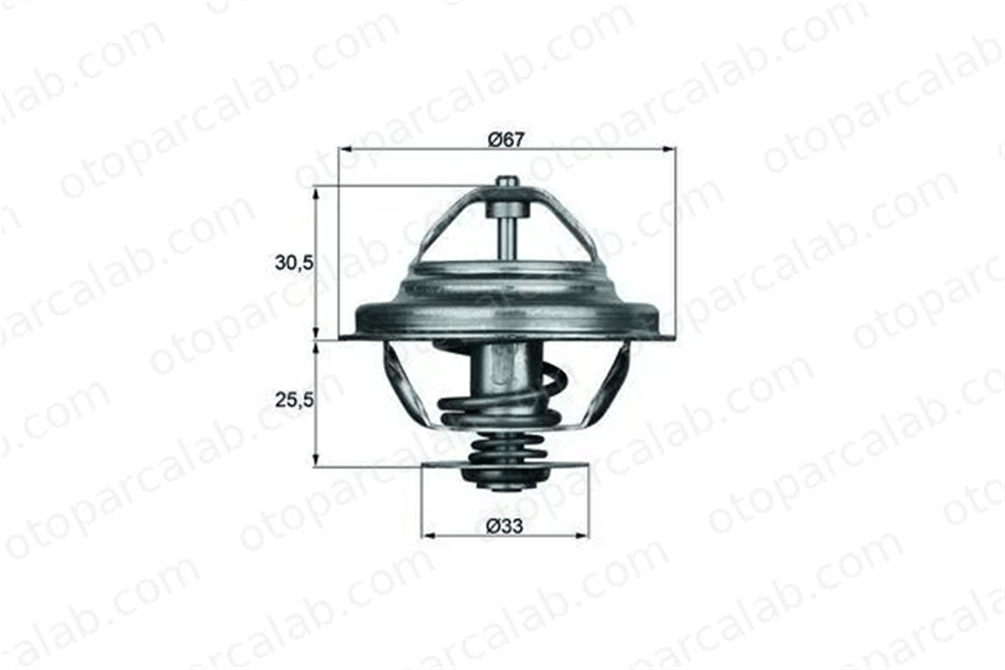 MAHLE TX 27 80D Termostat BMW 5 3 11531710953 11531713040