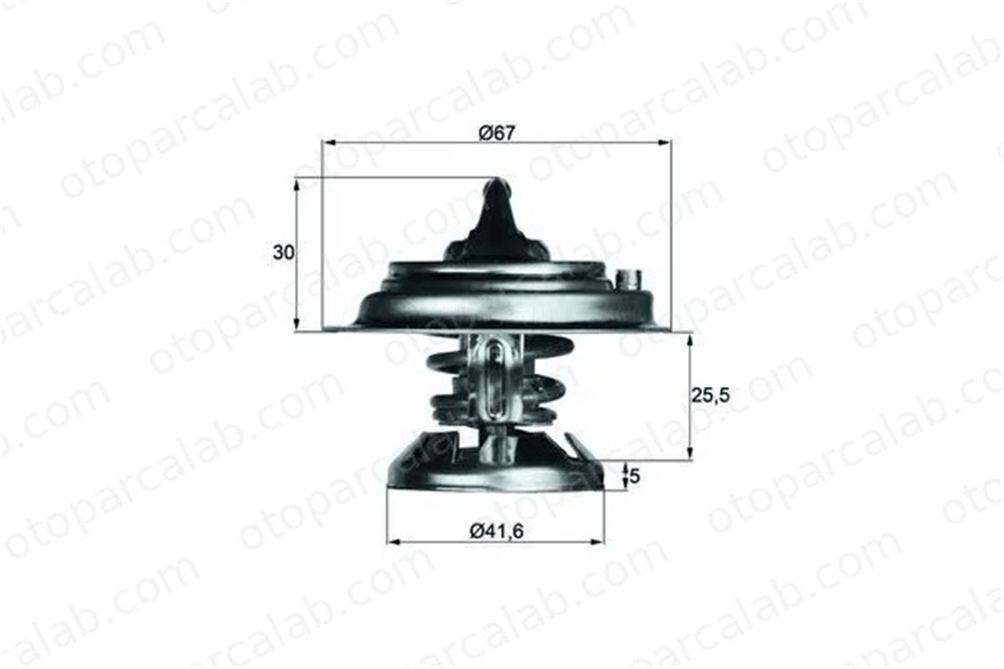 MAHLE TX 29 71D Termostat MERCEDES-BENZ 124 Sedan 124 T-Model TX 29 71D
