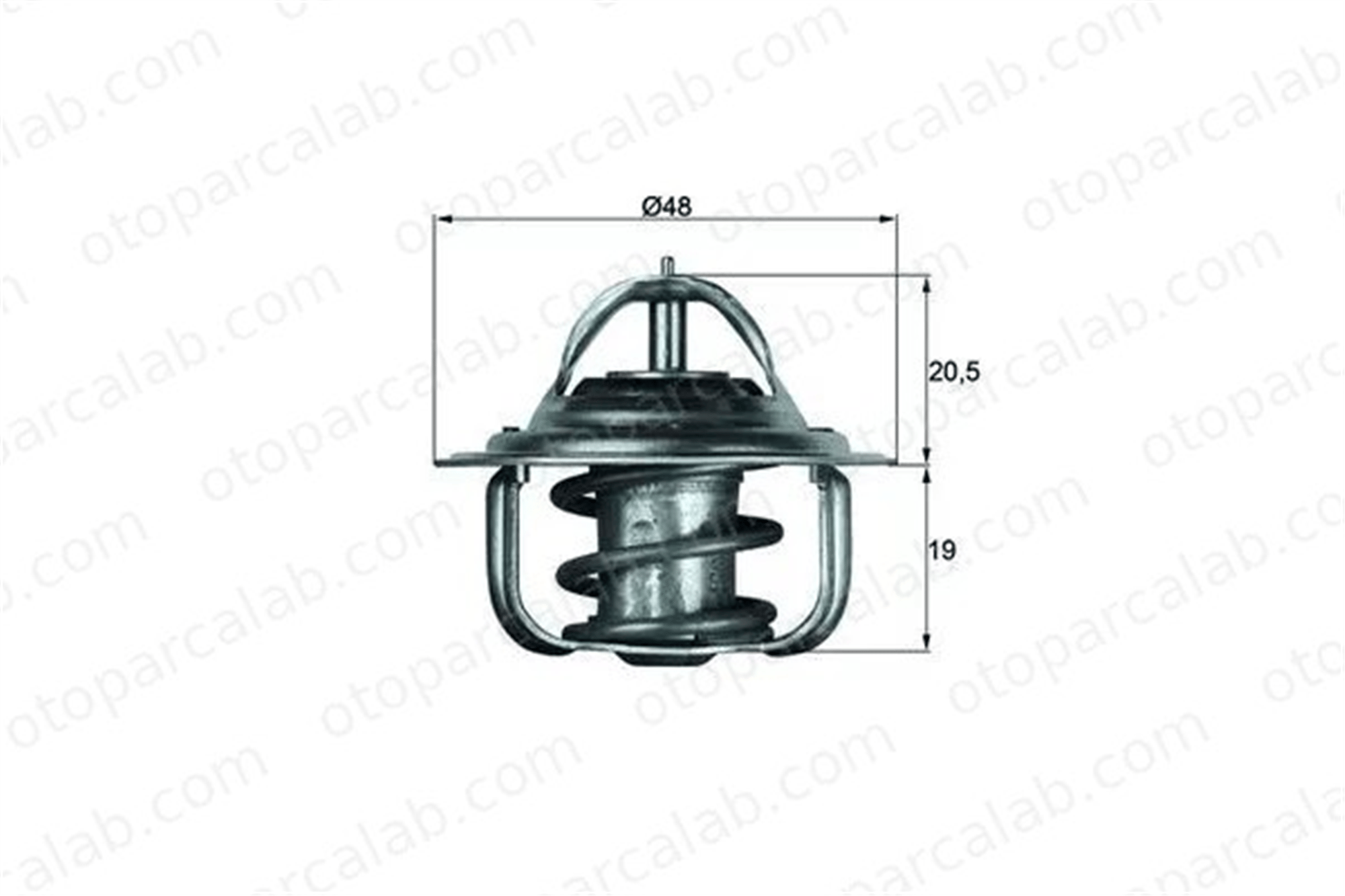 MAHLE TX 5 92D Termostat FORD ESCORT VI FIESTA Kasa/büyük limuzin 1571879 74HF8575CA