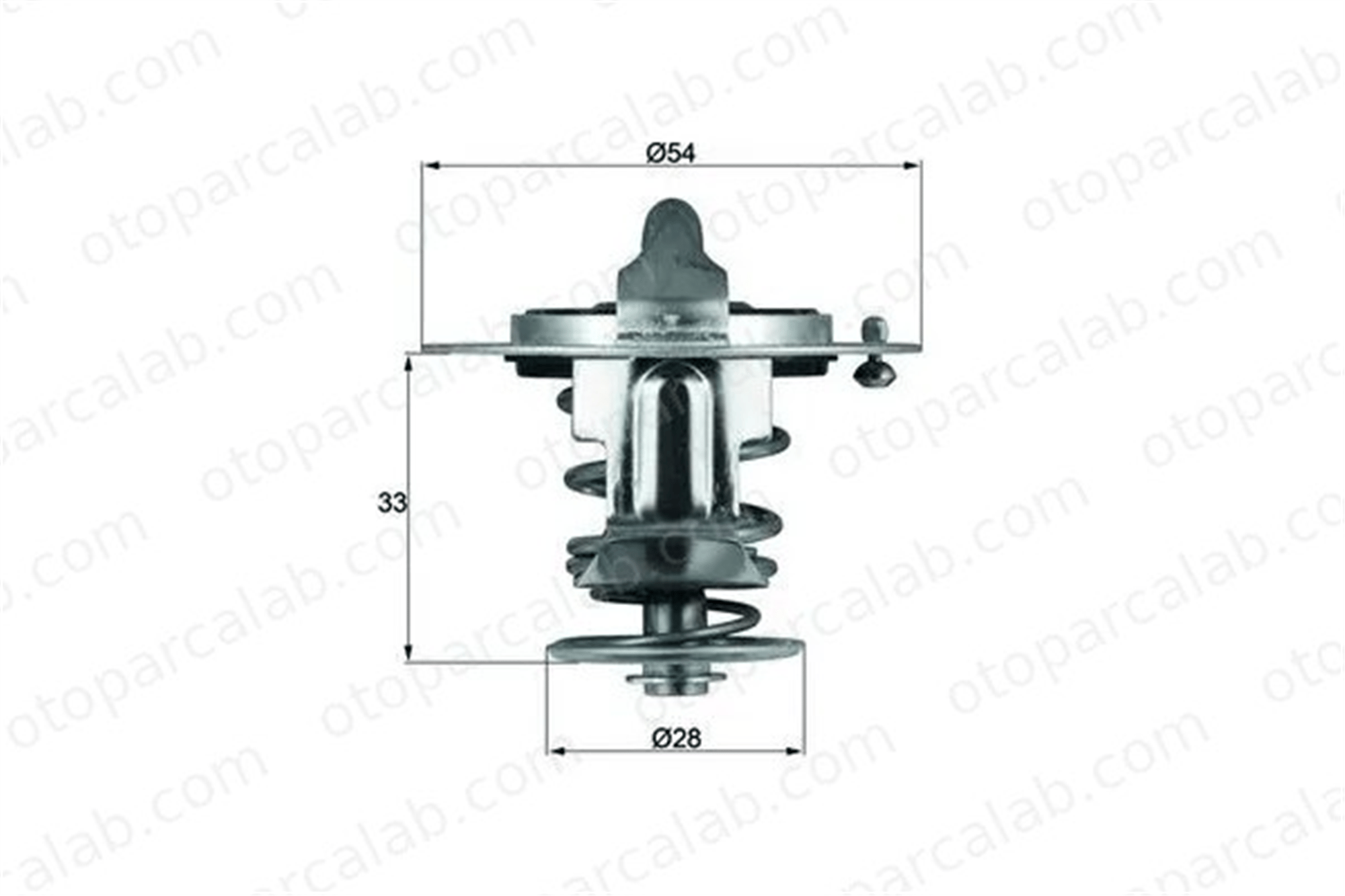 MAHLE TX 72 85D Termostat 85 °C HYUNDAI TUCSON KIA SPORTAGE II 2550027000 2550027000AT