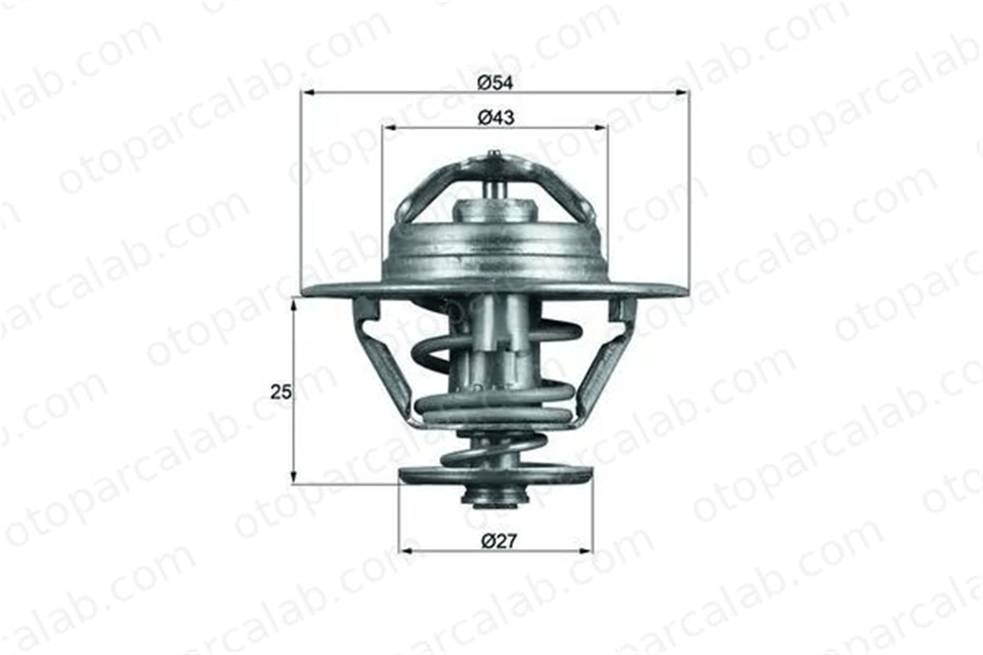 MAHLE TX 93 79D Termostat 79 °C IVECO DAILY II Panelvan/Van FIAT DUCATO Panelvan/Van 4837166 7701042512