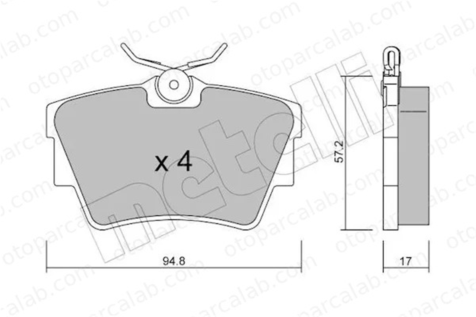 MANDO 015023 Fren Disk Balata Arka RENAULT TRAFIC III Minibüs/Otobüs TRAFIC II Panelvan/Van 4414029 6000620052