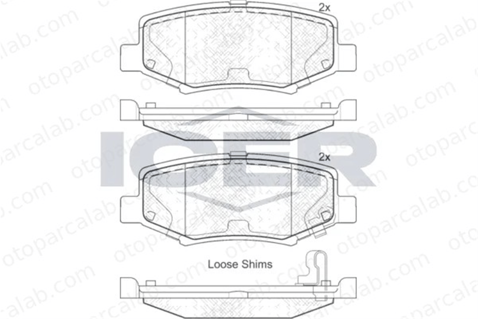 MANDO 015495 Fren Disk Balata Arka DODGE NITRO JEEP WRANGLER III V2013776AA 68003776AA