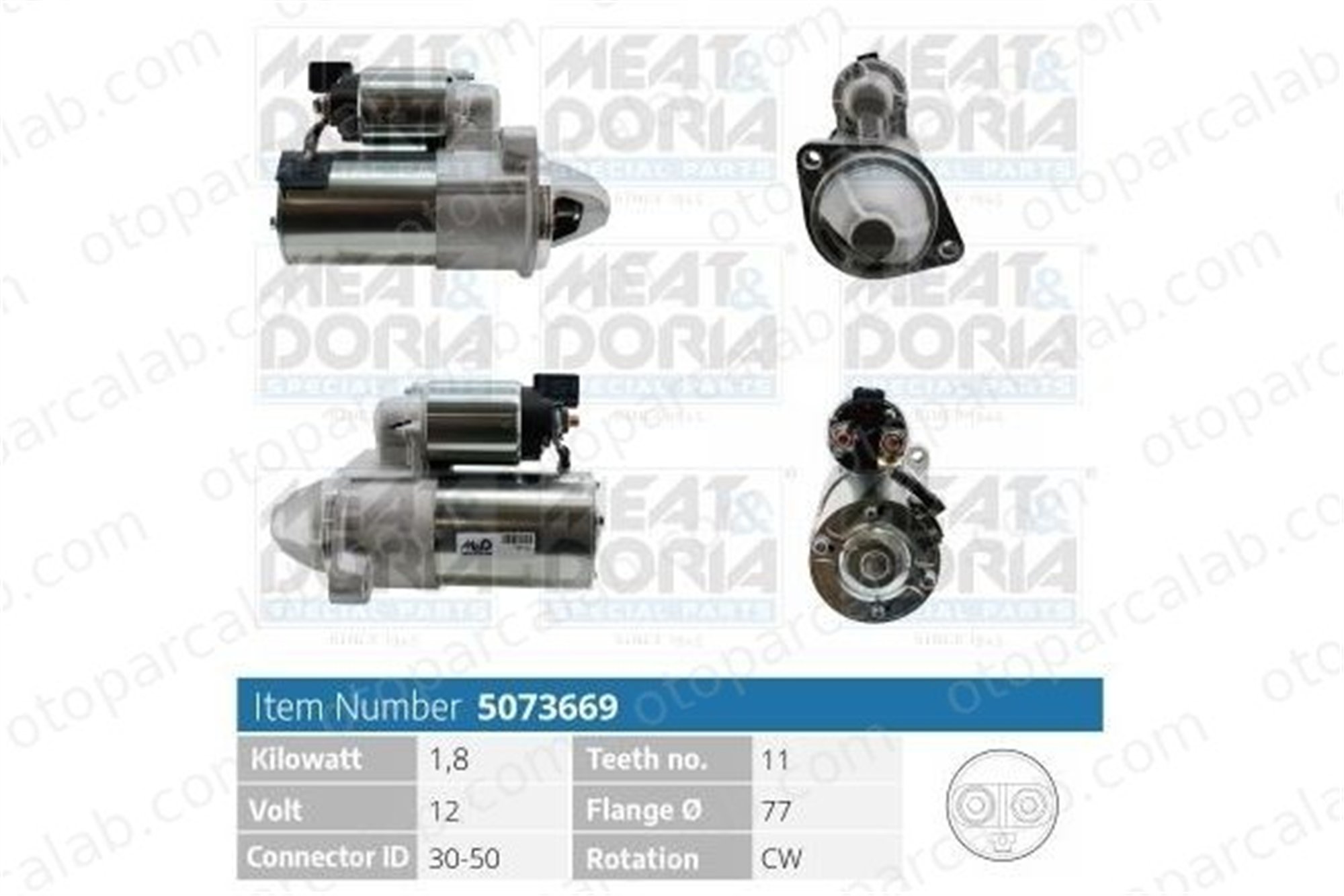 MANDO EX361002A950 Marş Dinamosu KIA SPORTAGE IV HYUNDAI i30 EX361002A950 361002A950