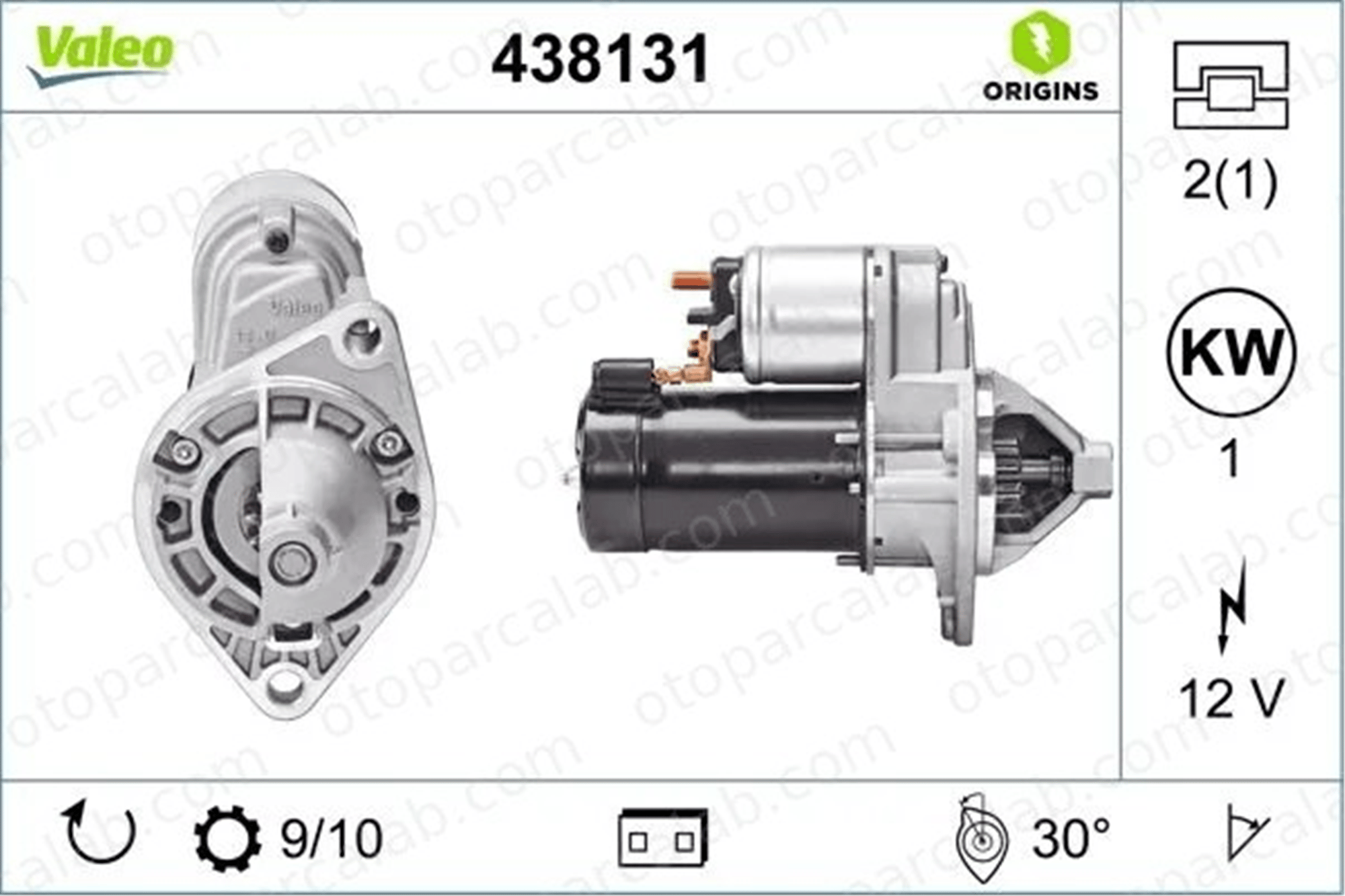 MANDO EX96952007 Marş Dinamosu DAEWOO NUBIRA Sedan REZZO EX96952007 96843582