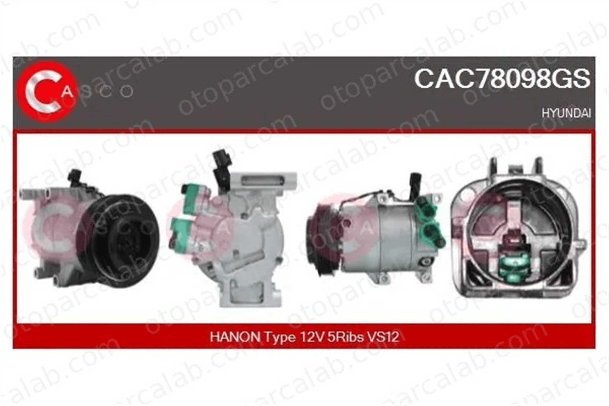 MANDO HC977014P252 Klima Kompresörü HYUNDAI i20 II 977014P252 977014P250