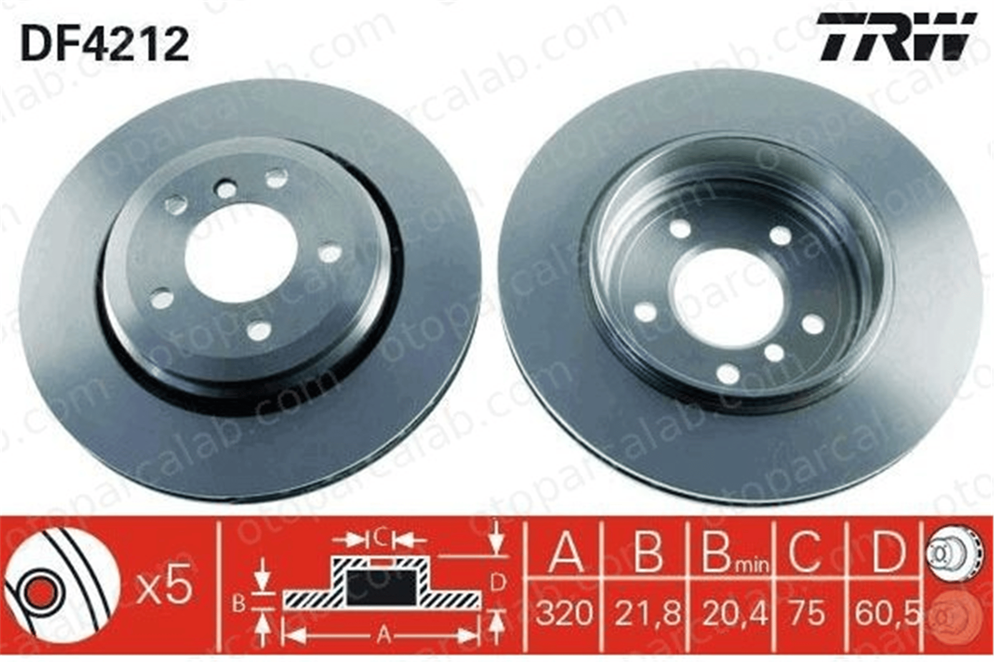 MANDO MBC035437 Fren Disk Ayna Arka Sağ ve Sol BMW 3 3 Touring 1166073 34201166073
