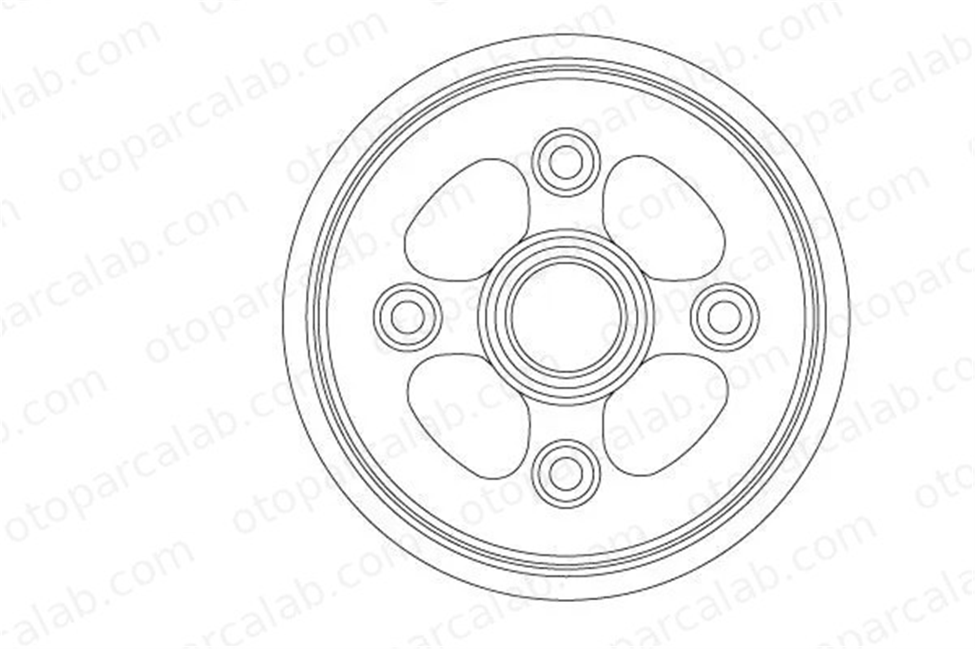 MANDO MBD050012 Kampana Arka Sağ veya Sol CHEVROLET MATIZ SPARK 96457238 96316636