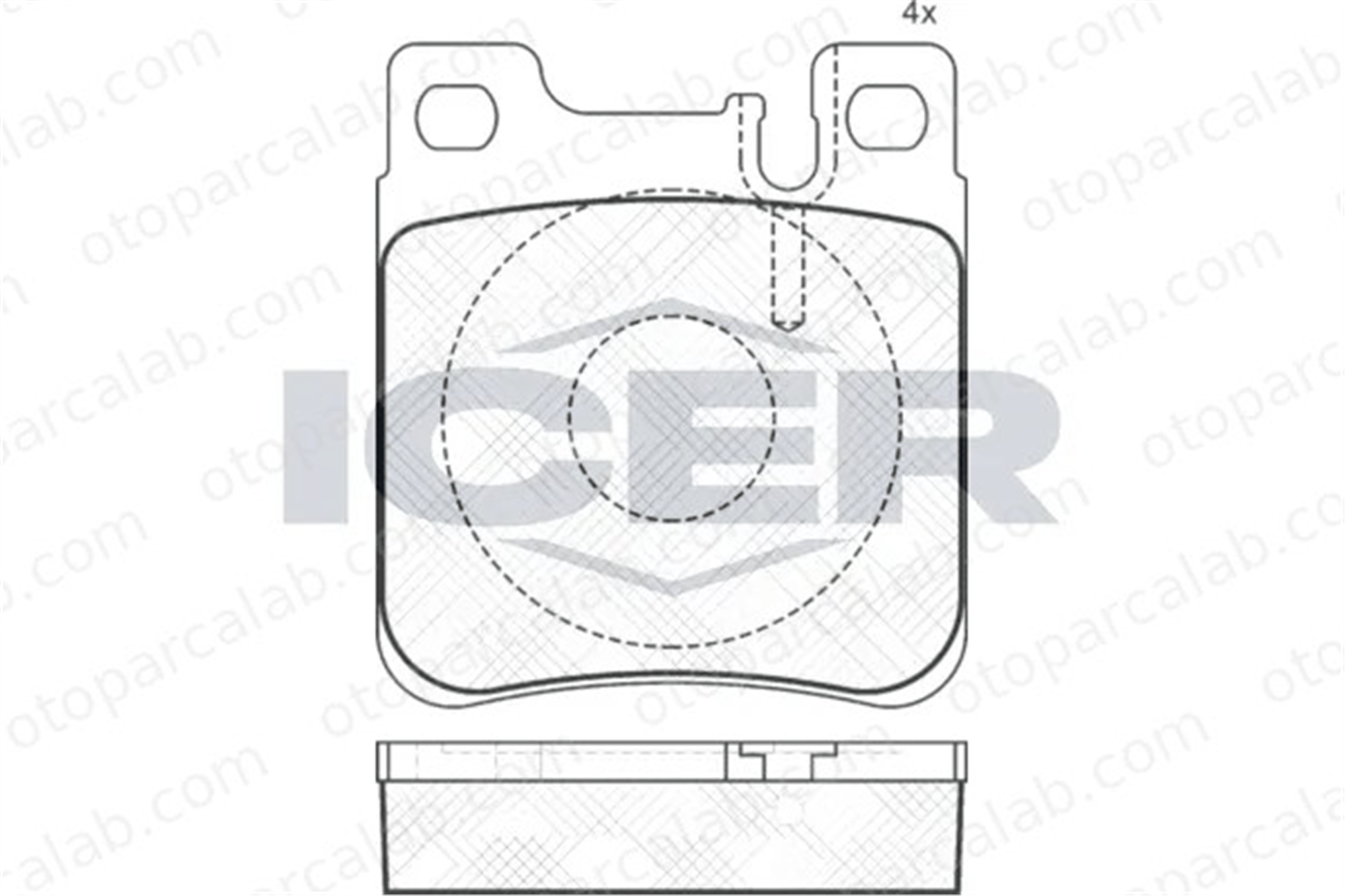 MANDO MBF010186 Fren Disk Balata Arka MERCEDES-BENZ E-SERISI T-Model S-SERISI MBF010186 5143633AA