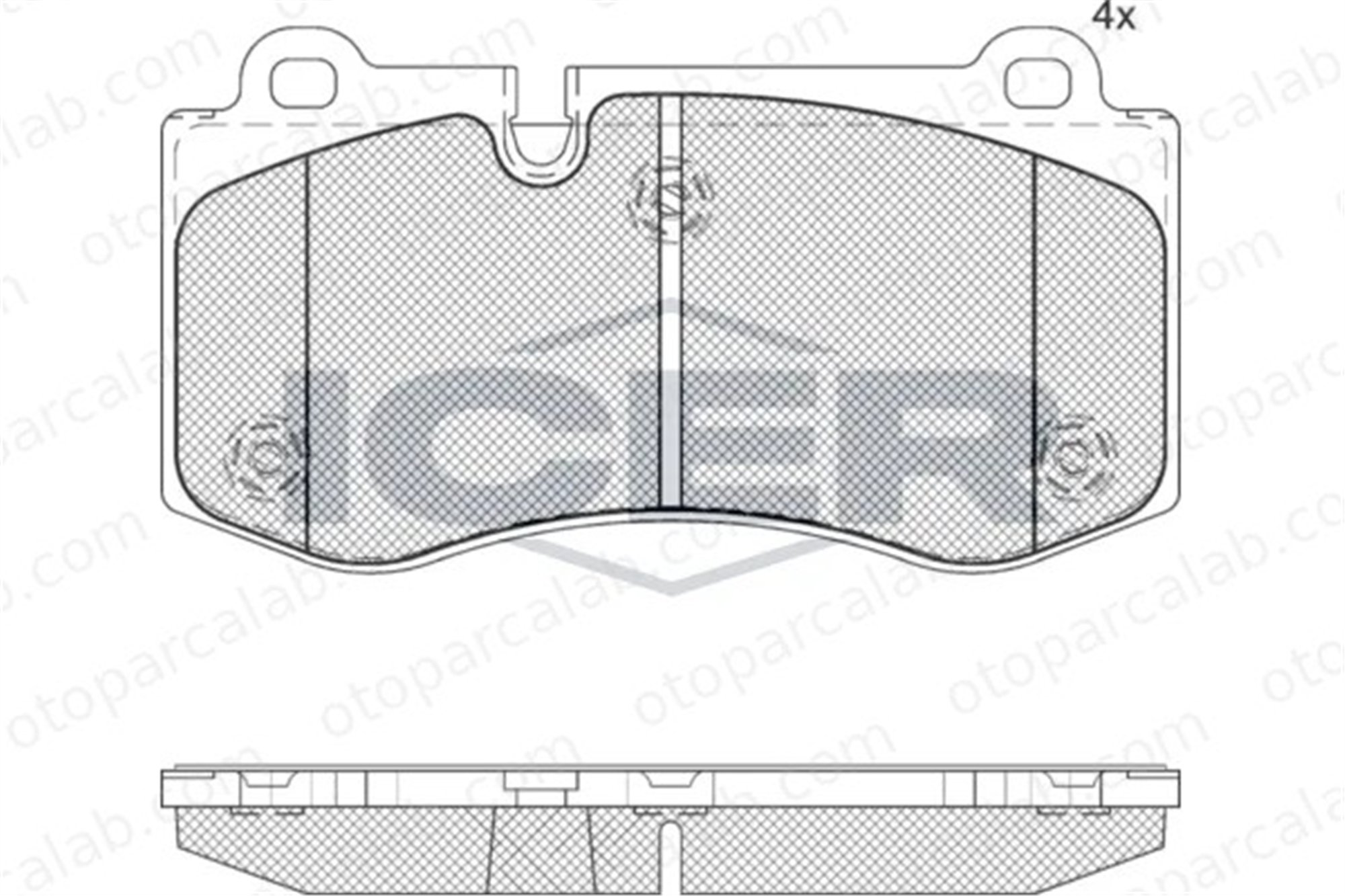 MANDO MBF010301 Fren Disk Balata Ön MERCEDES-BENZ S-SERISI S-SERISI Coupe MBF010301 44206220