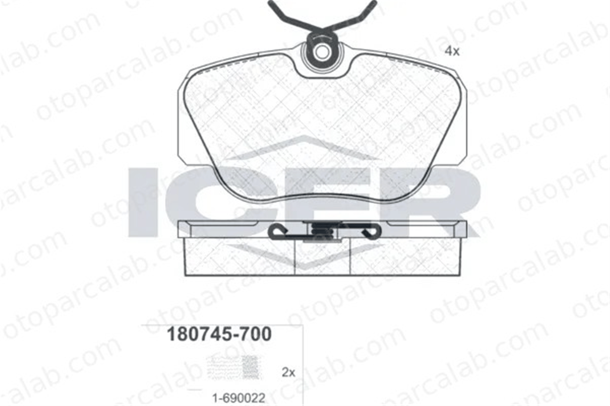 MANDO MBF010334 Fren Disk Balata Ön MERCEDES-BENZ 190 MBF010334 4208920