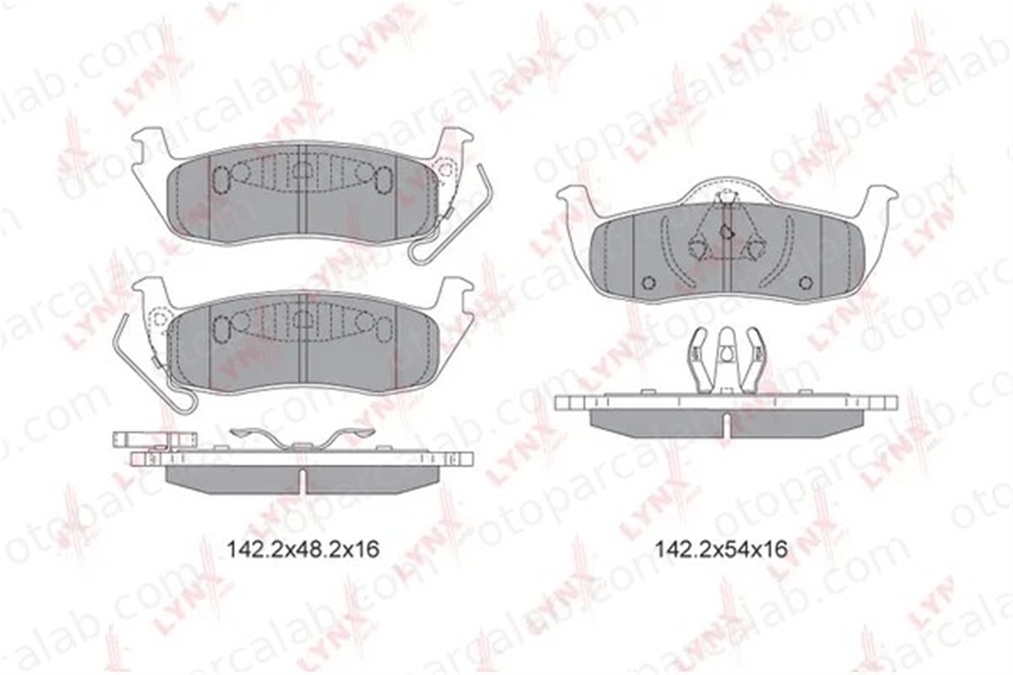 MANDO MBF010506 Fren Disk Balata Arka JEEP GRAND CHEROKEE III COMMANDER MBF010506 5080871AA