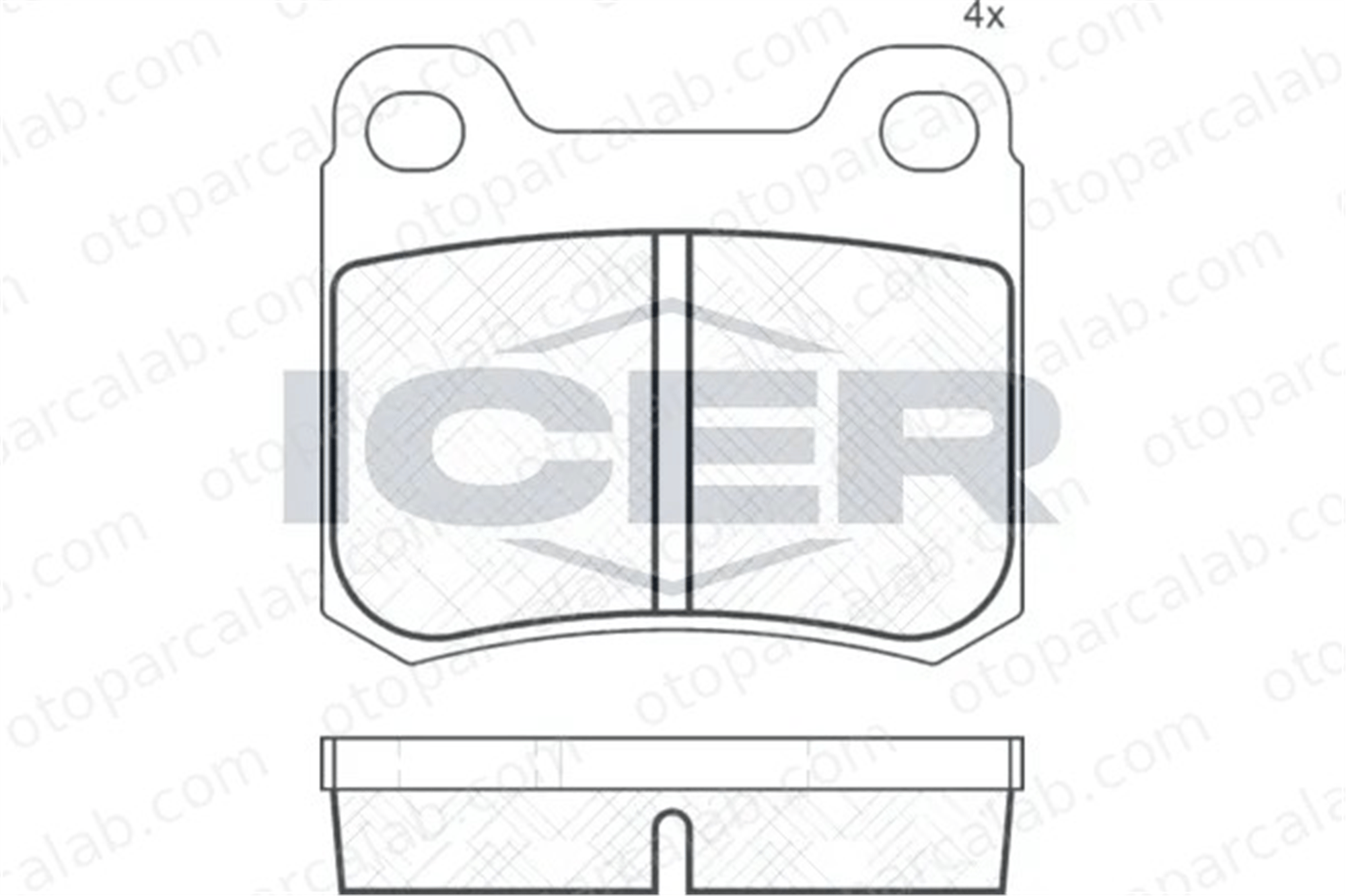 MANDO MBF010618 Fren Disk Balata Arka MERCEDES-BENZ 190 MBF010618 4200120
