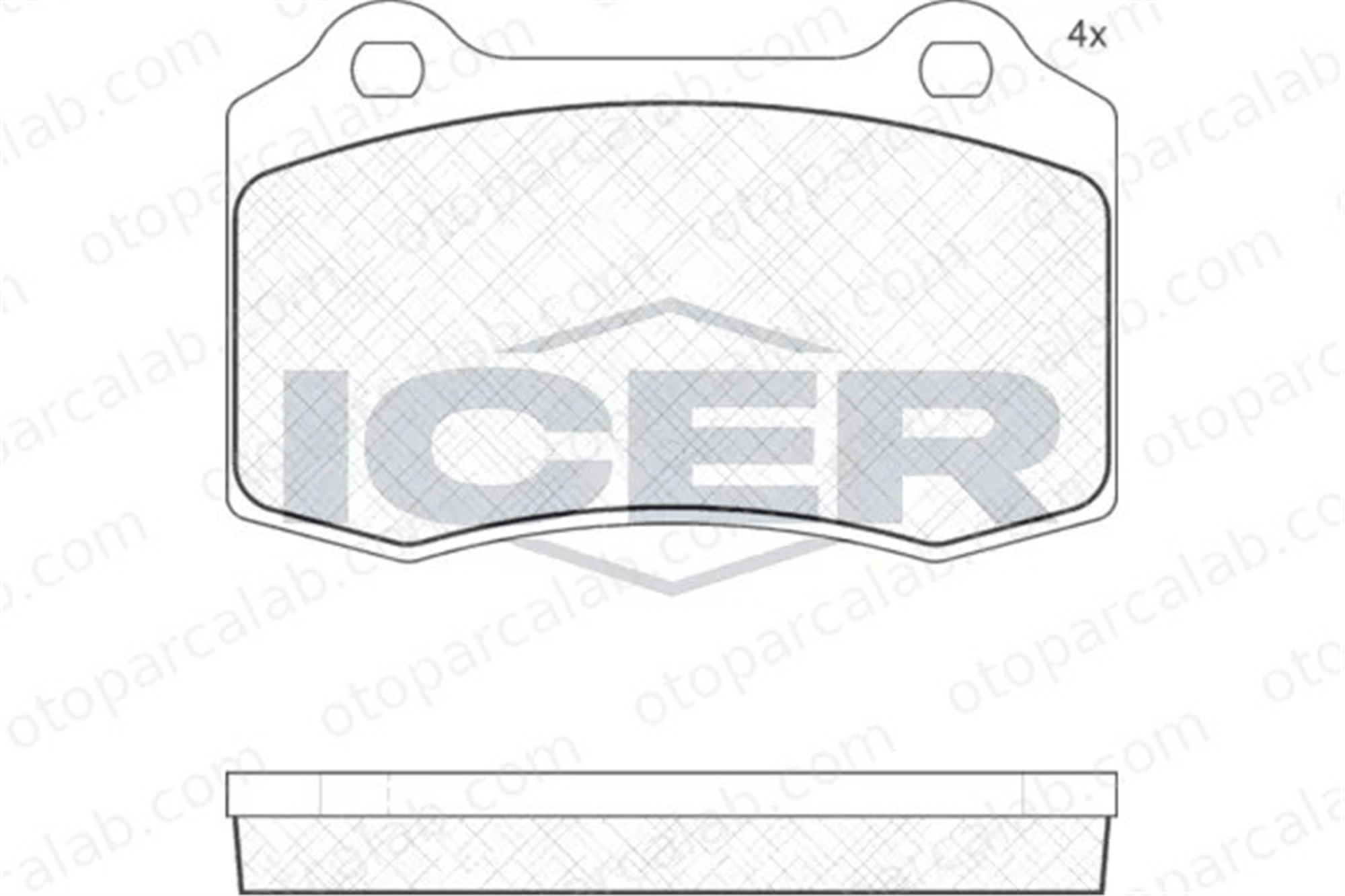 MANDO MBF010650 Fren Disk Balata Ön JAGUAR XJ XK 8 Convertible MBF010650 4254C6